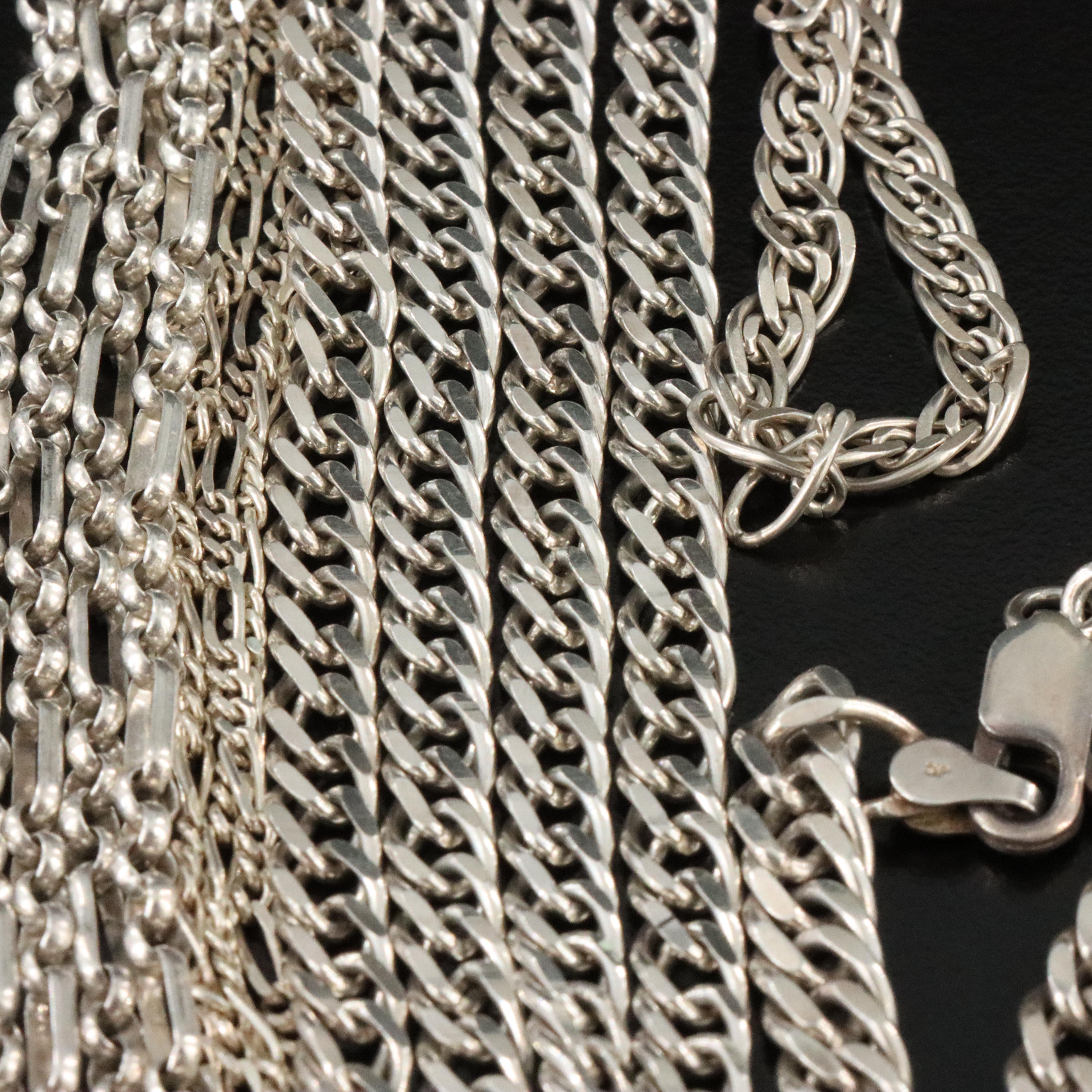 Sterling Chain Necklaces
