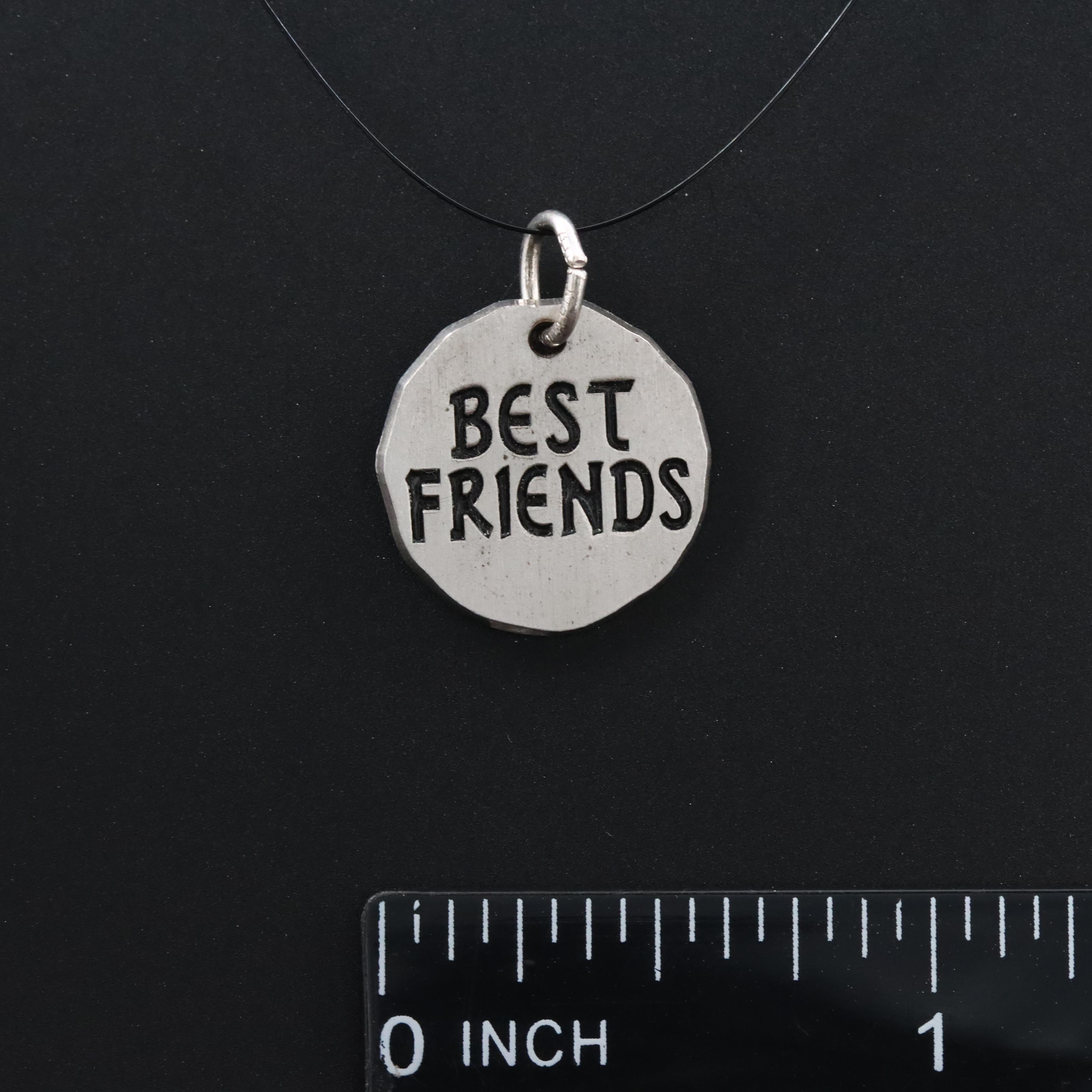 Sterling "Best Friends" Charm