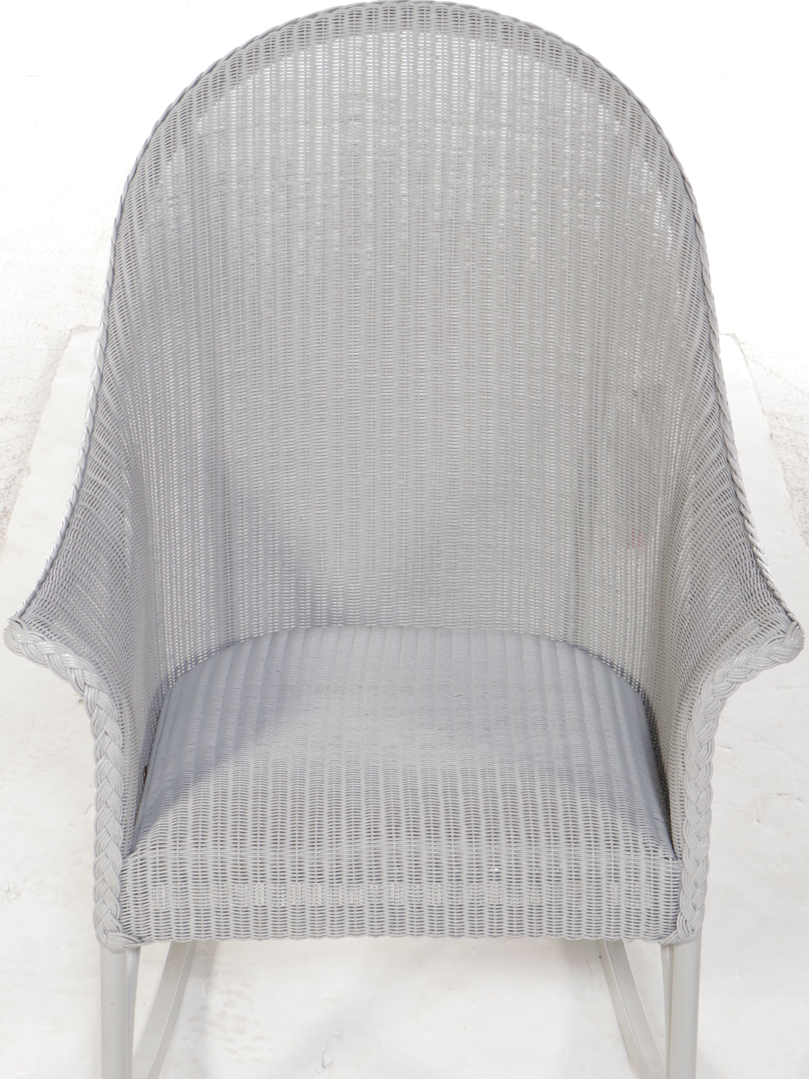 Lloyd Flanders Faux Rattan Wicker Rocking Chair