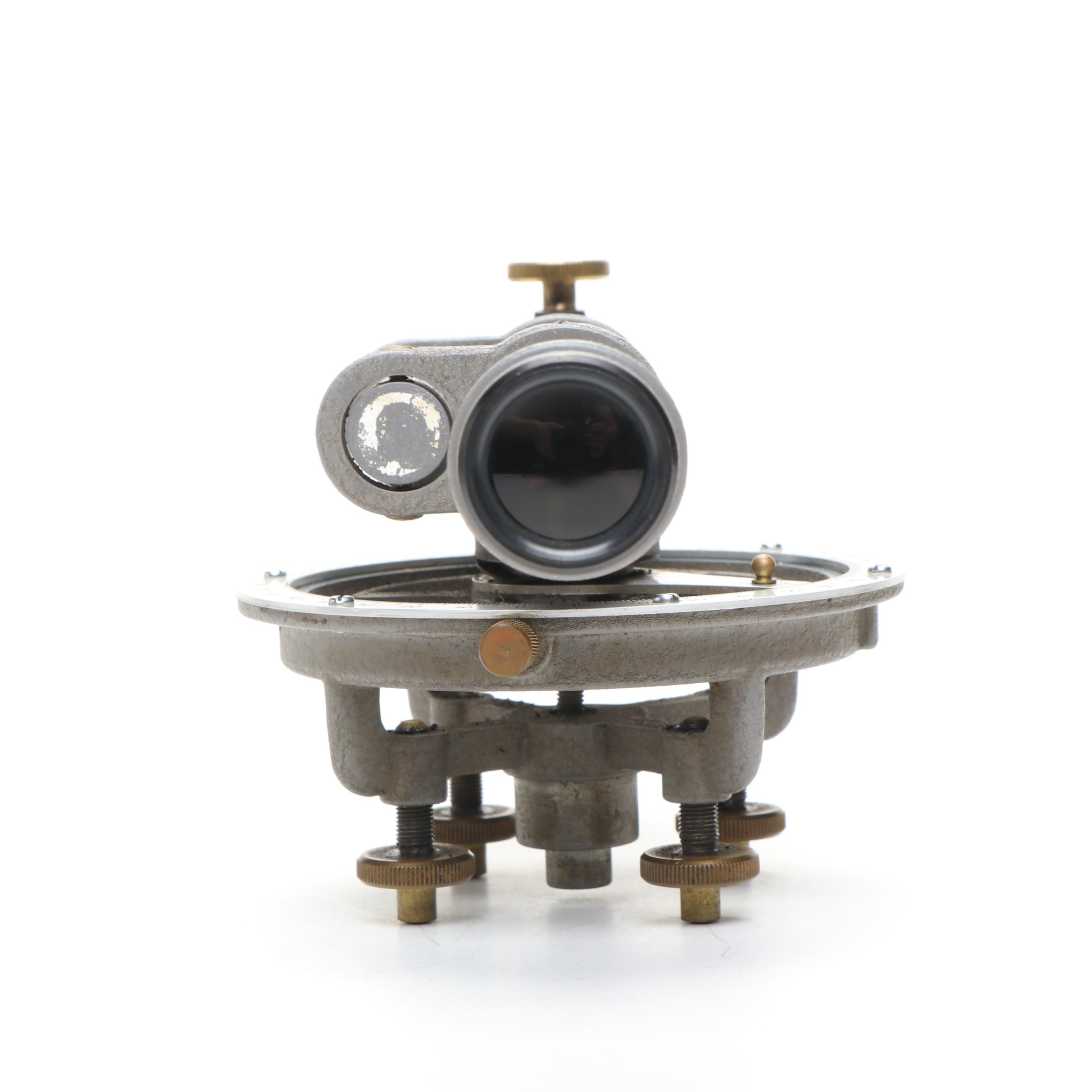 David White Instrument Co. Surveyor's Transit with Wood Case