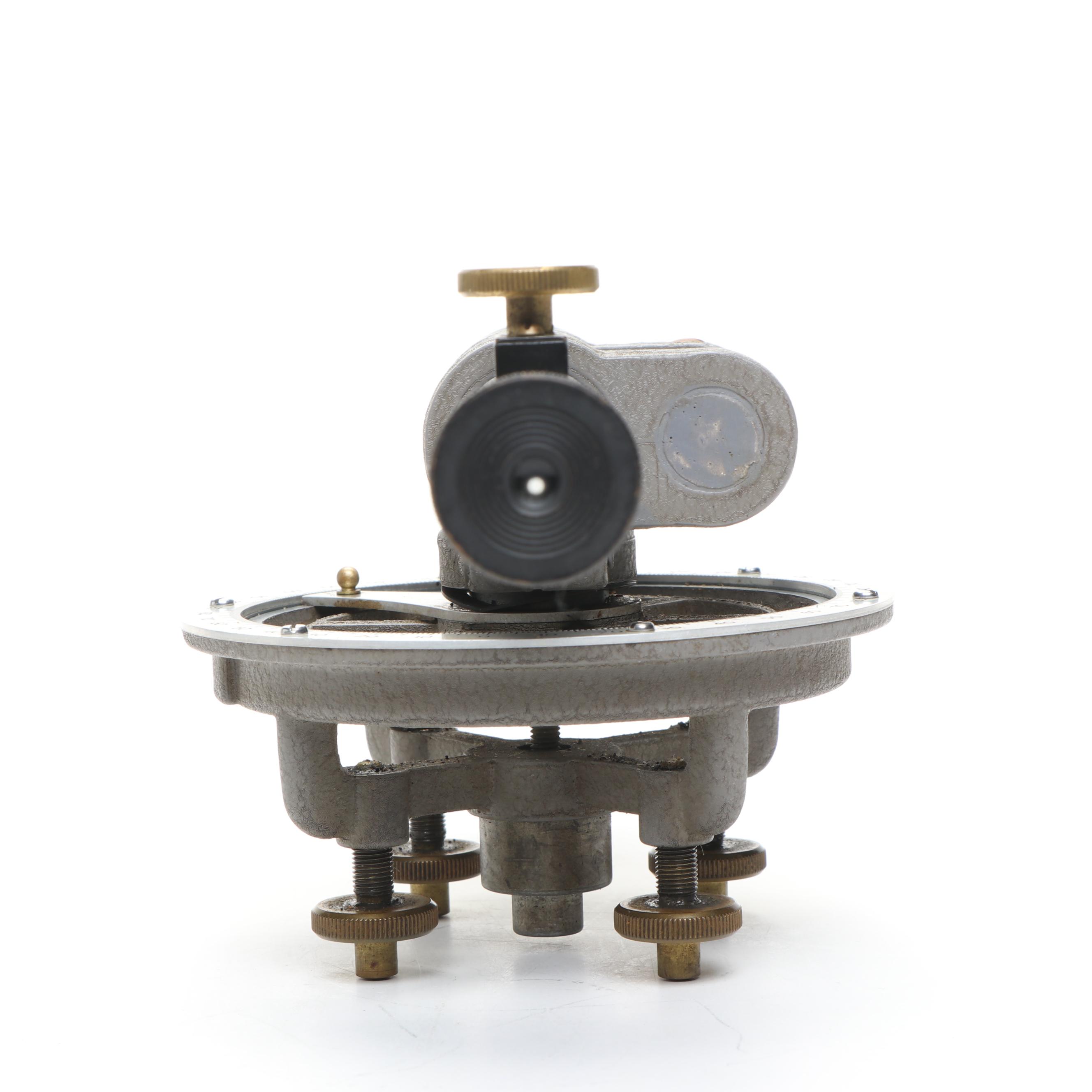 David White Instrument Co. Surveyor's Transit with Wood Case