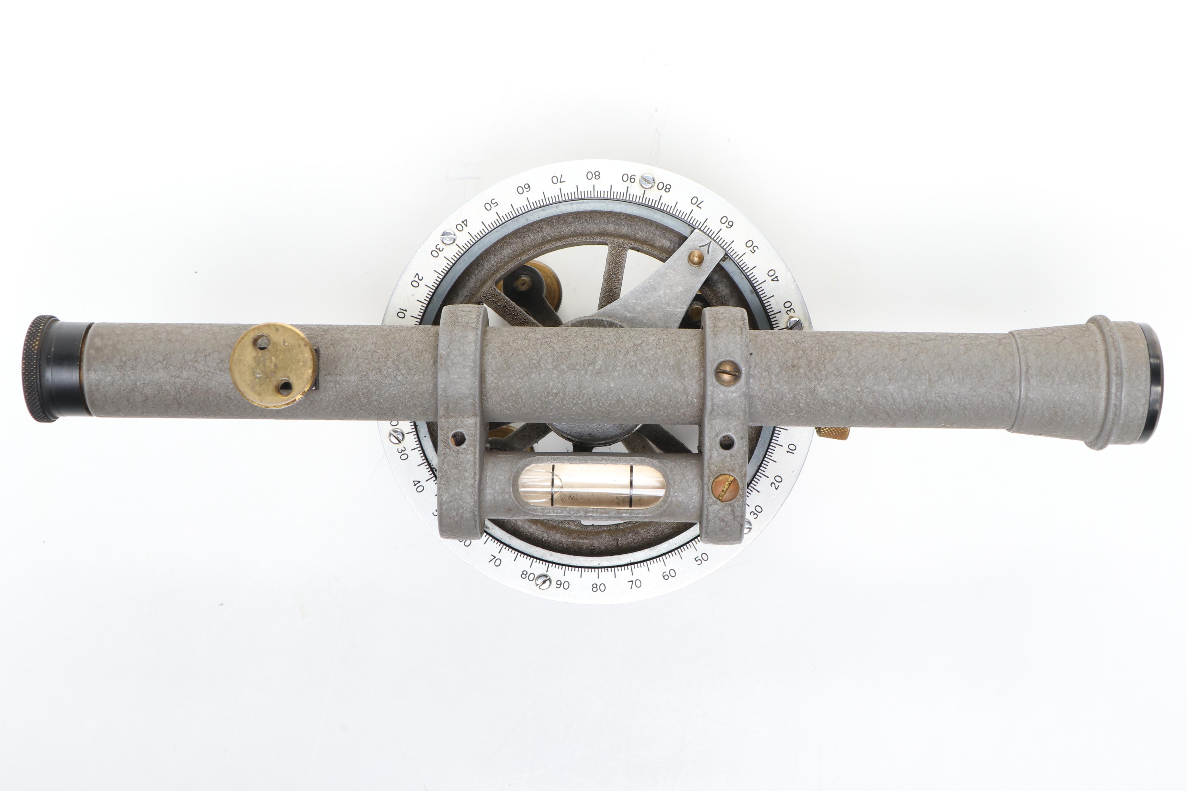 David White Instrument Co. Surveyor's Transit with Wood Case