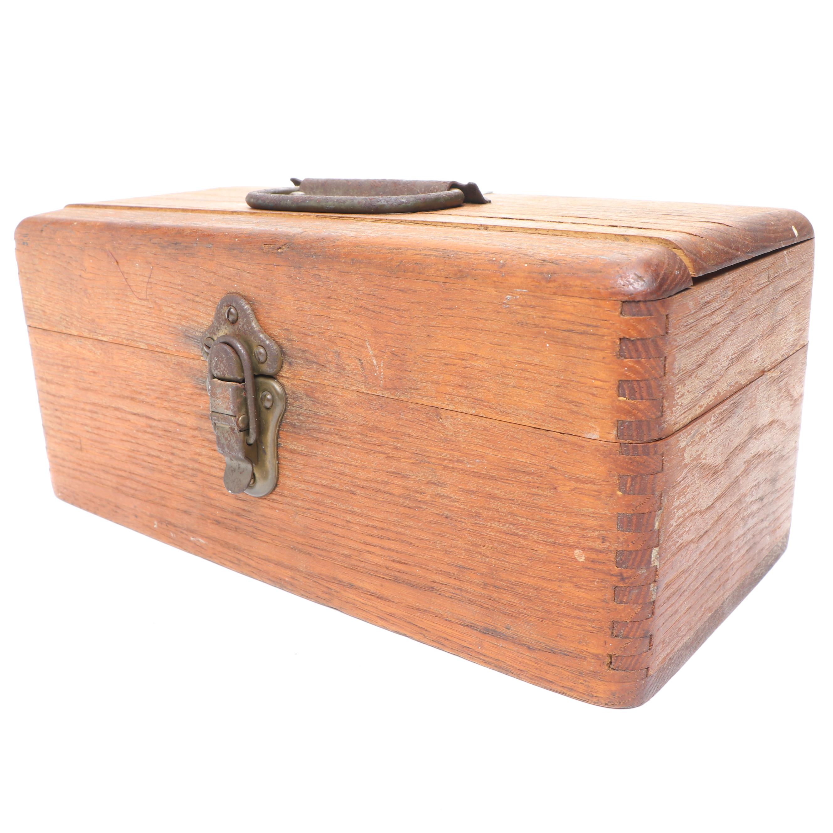 David White Instrument Co. Surveyor's Transit with Wood Case