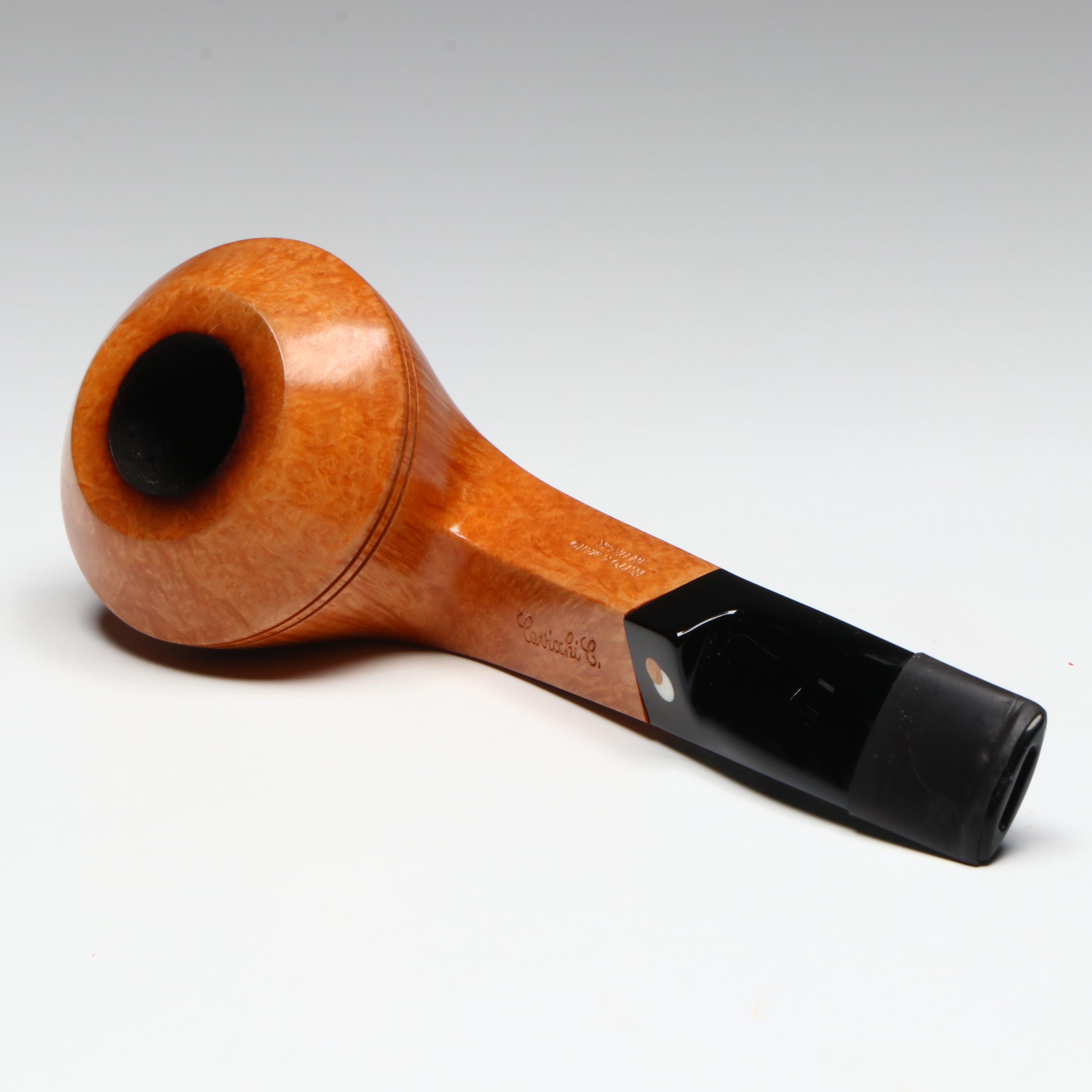 Claudio Cavicchi Italian CCCC Briar Wood Bulldog Tobacco Pipe