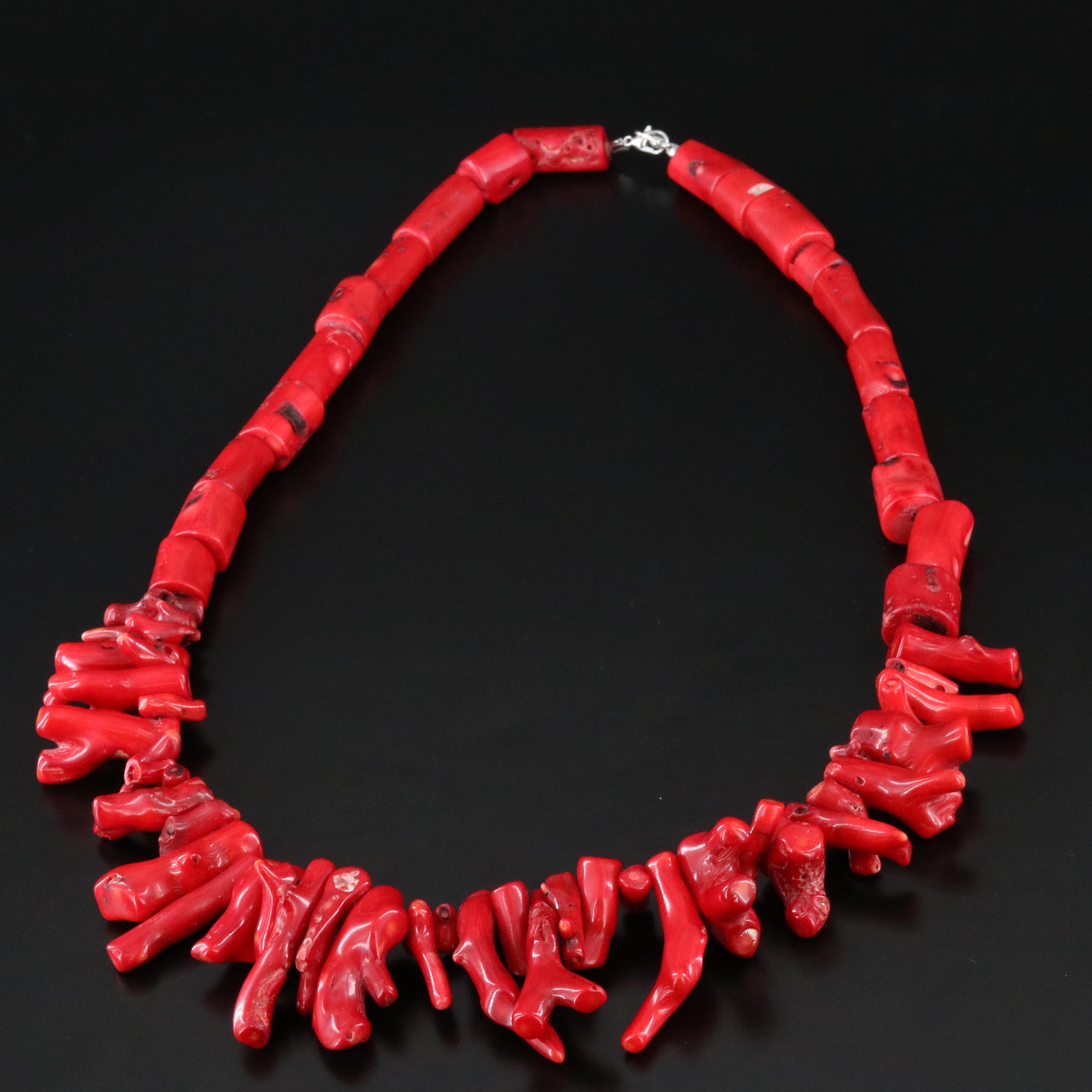 Coral Bead Necklace