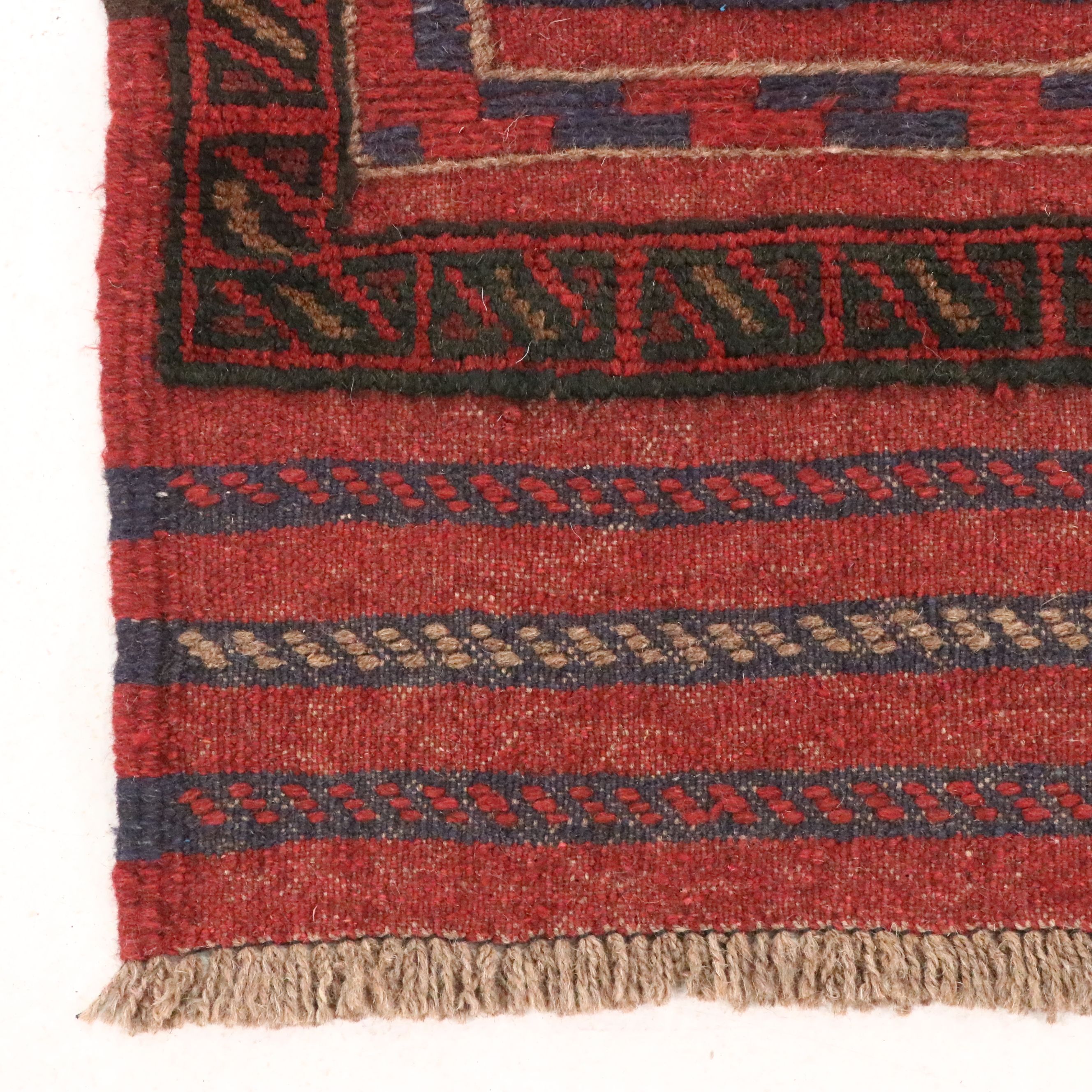 2' x 8'5 Handwoven Afghan Mashwani Carpet Runner