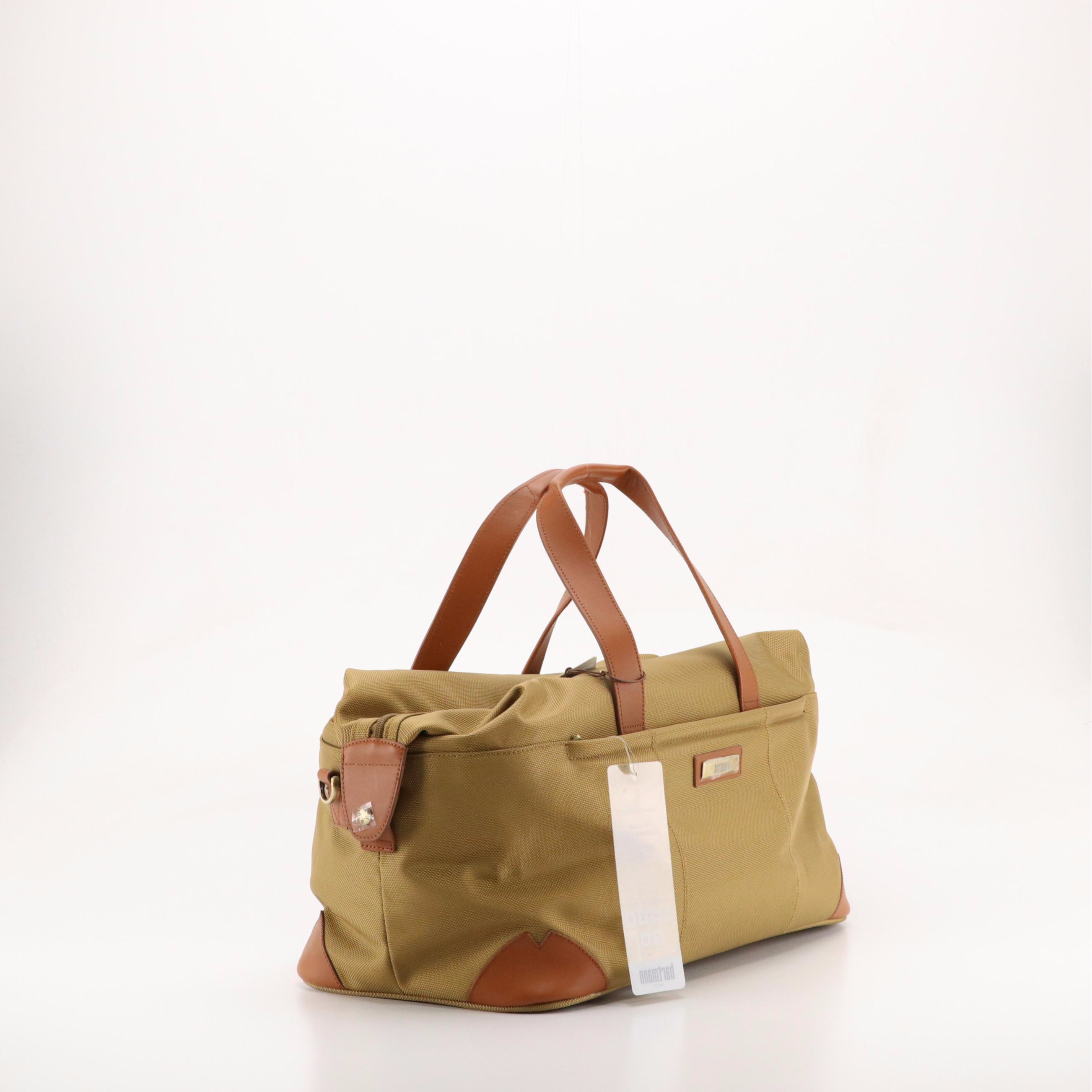 Hartmann Ratio Classic Deluxe 2 Weekend Duffle in Ballistic Nylon and Leather