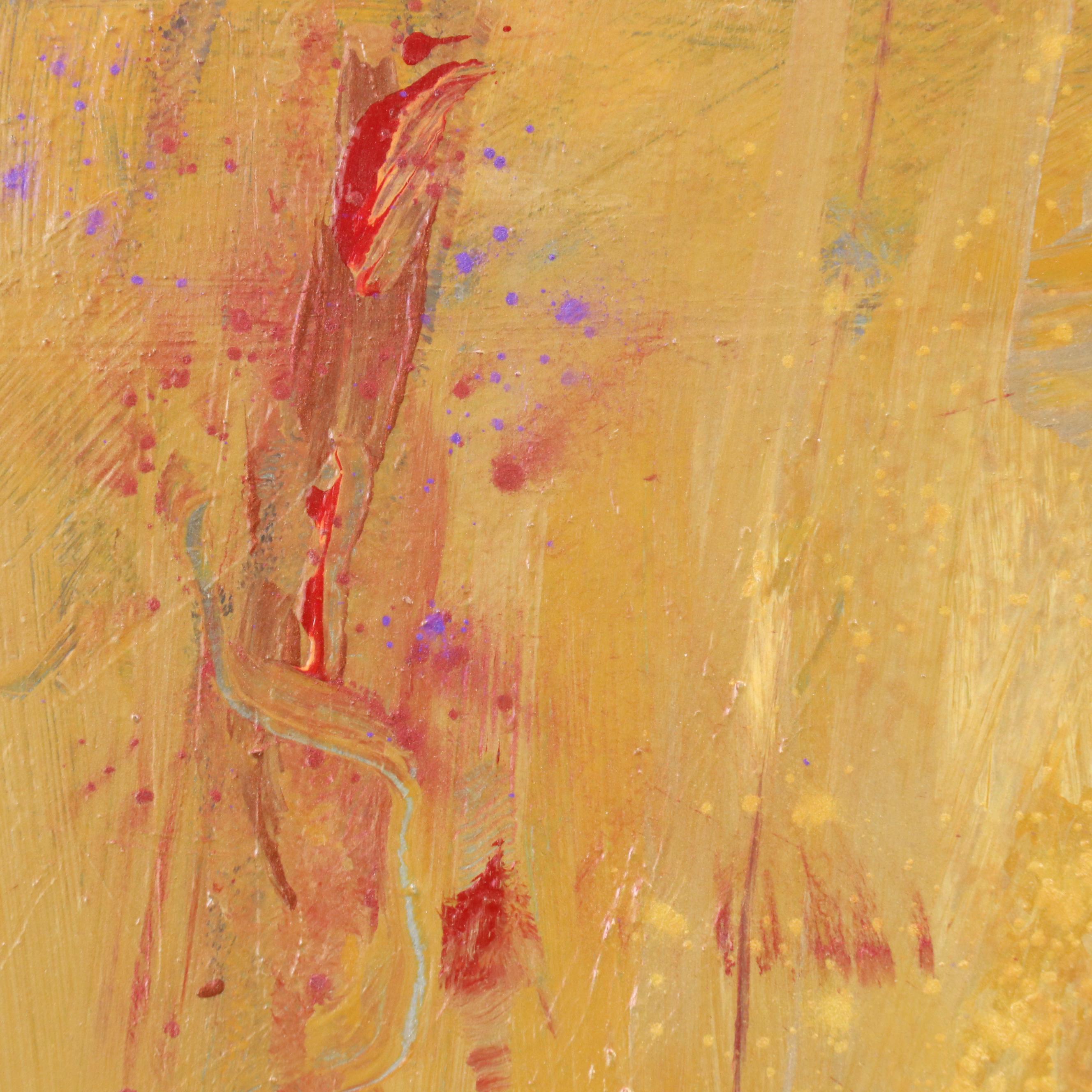 Abstract Mixed Media Painting, 21st Century