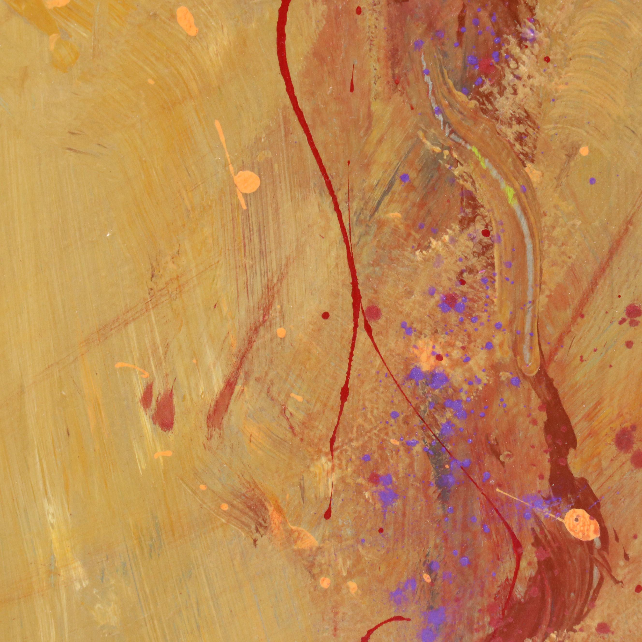 Abstract Mixed Media Painting, 21st Century