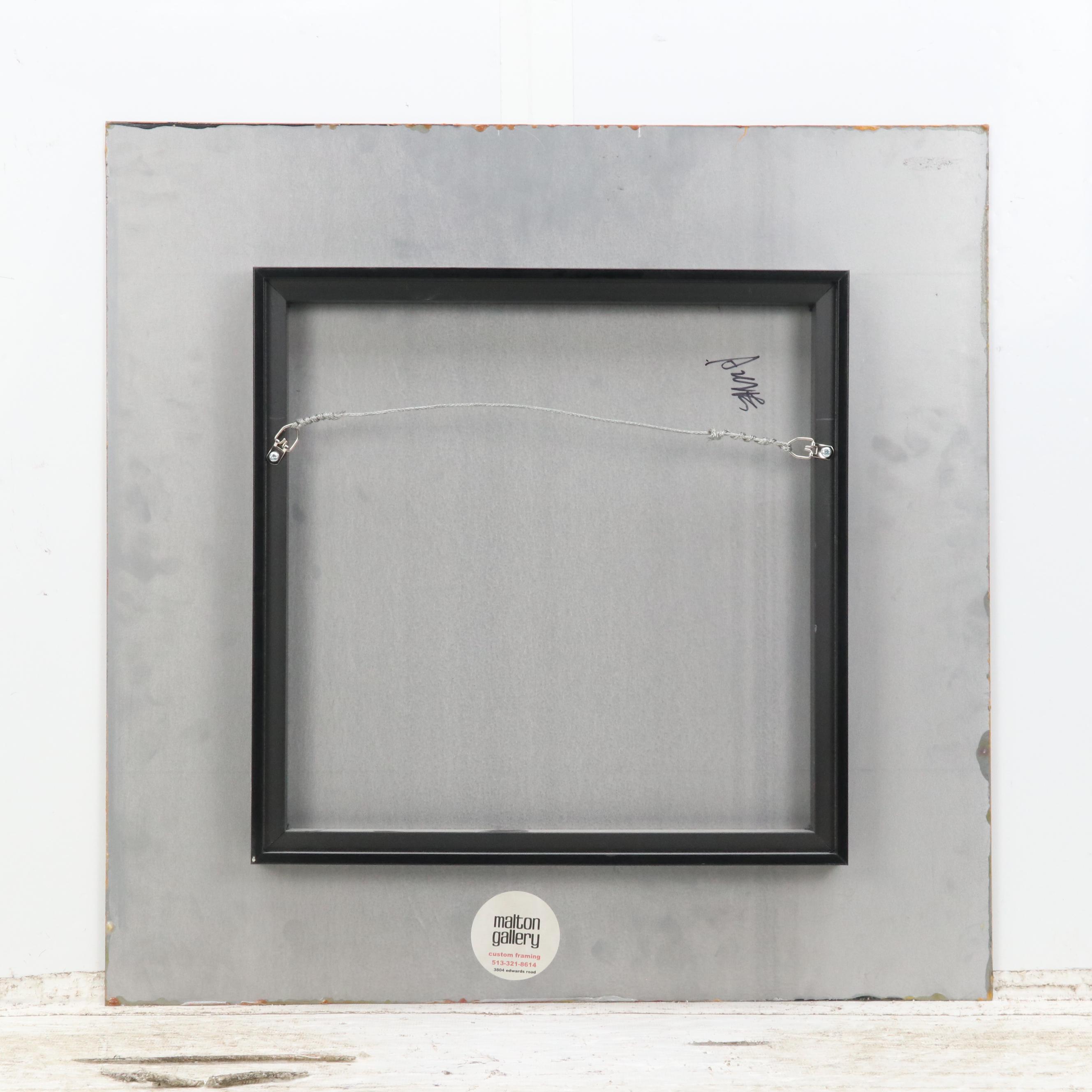 Abstract Mixed Media Painting, 21st Century