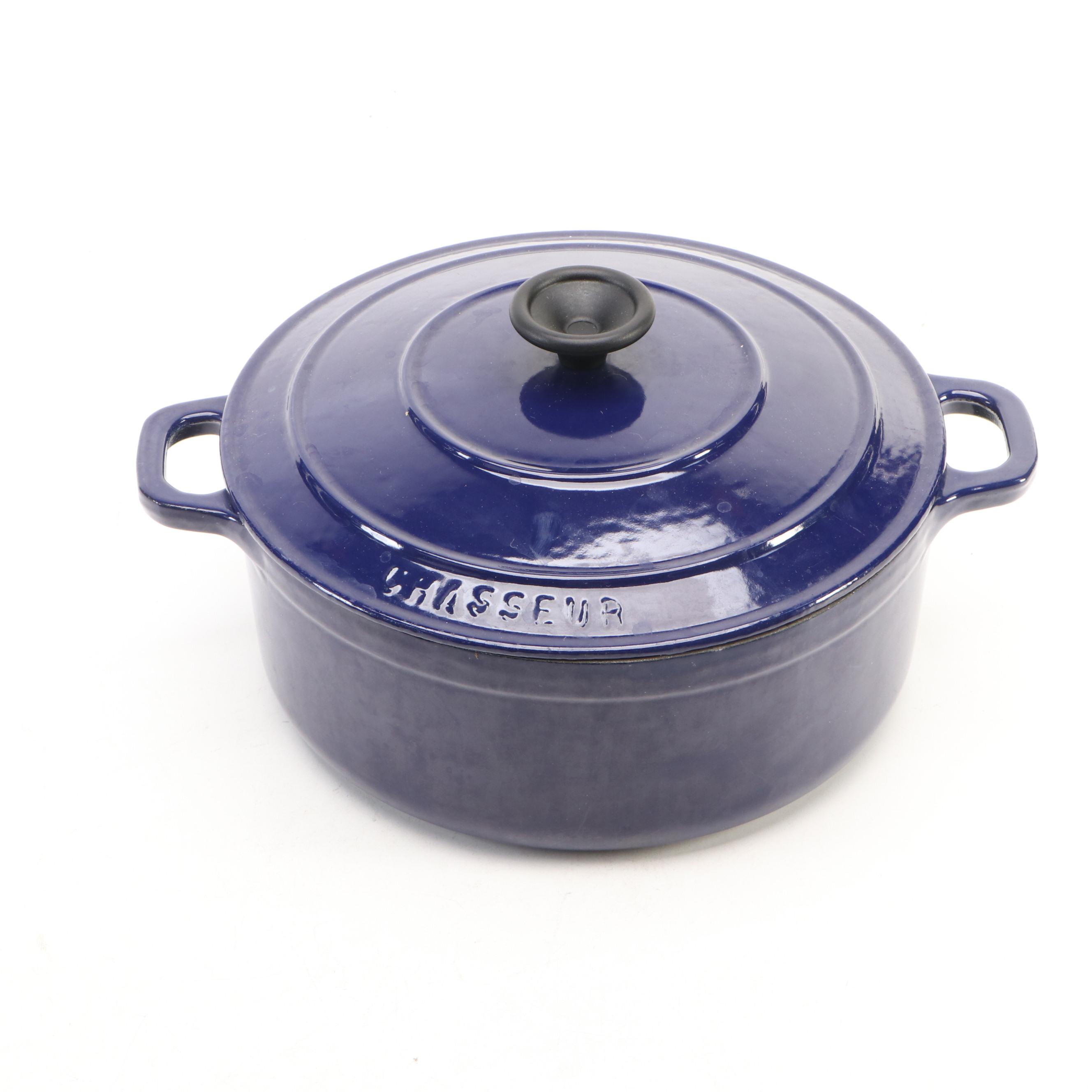 French Chasseur Enameled Cast Iron and Dansk Dutch Ovens