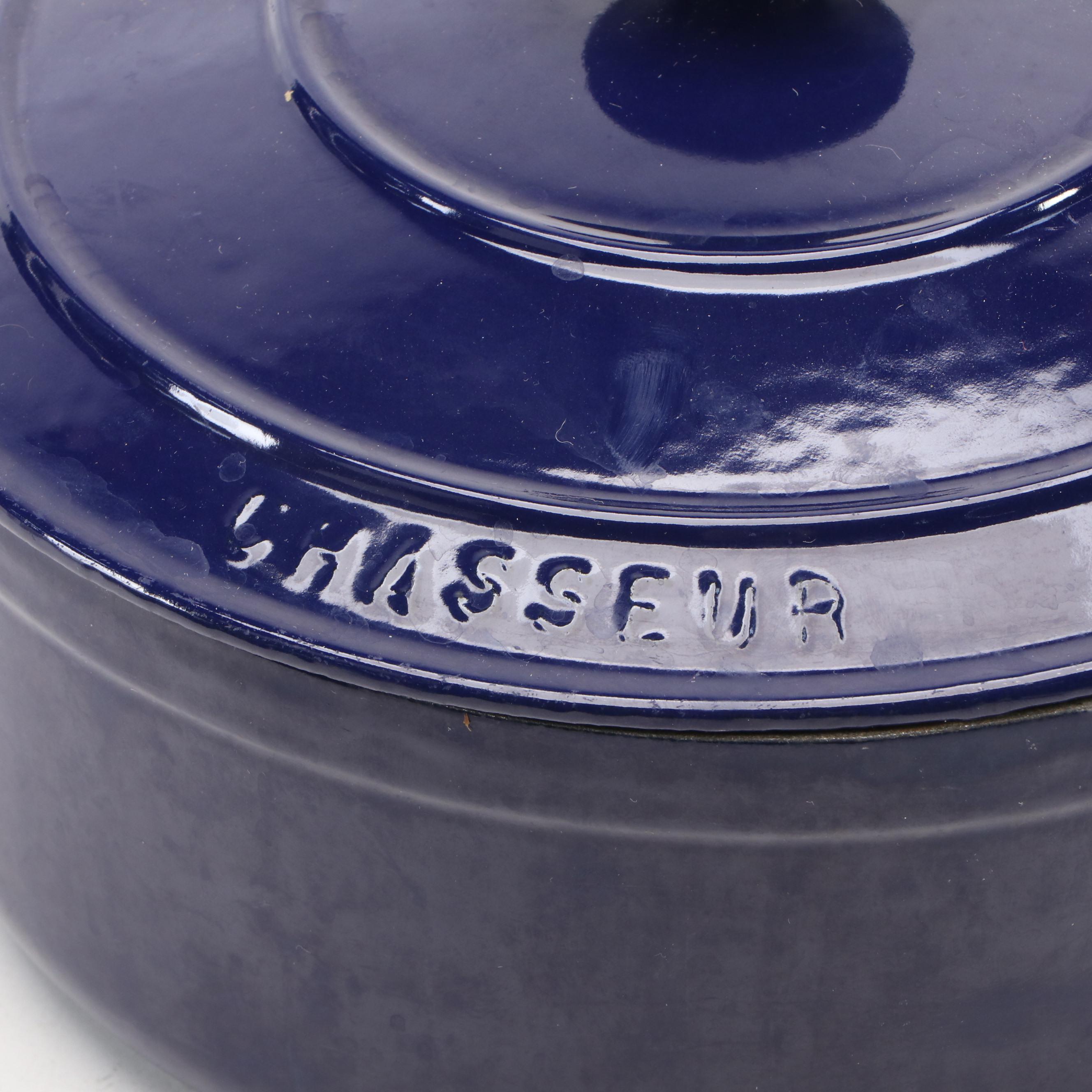 French Chasseur Enameled Cast Iron and Dansk Dutch Ovens