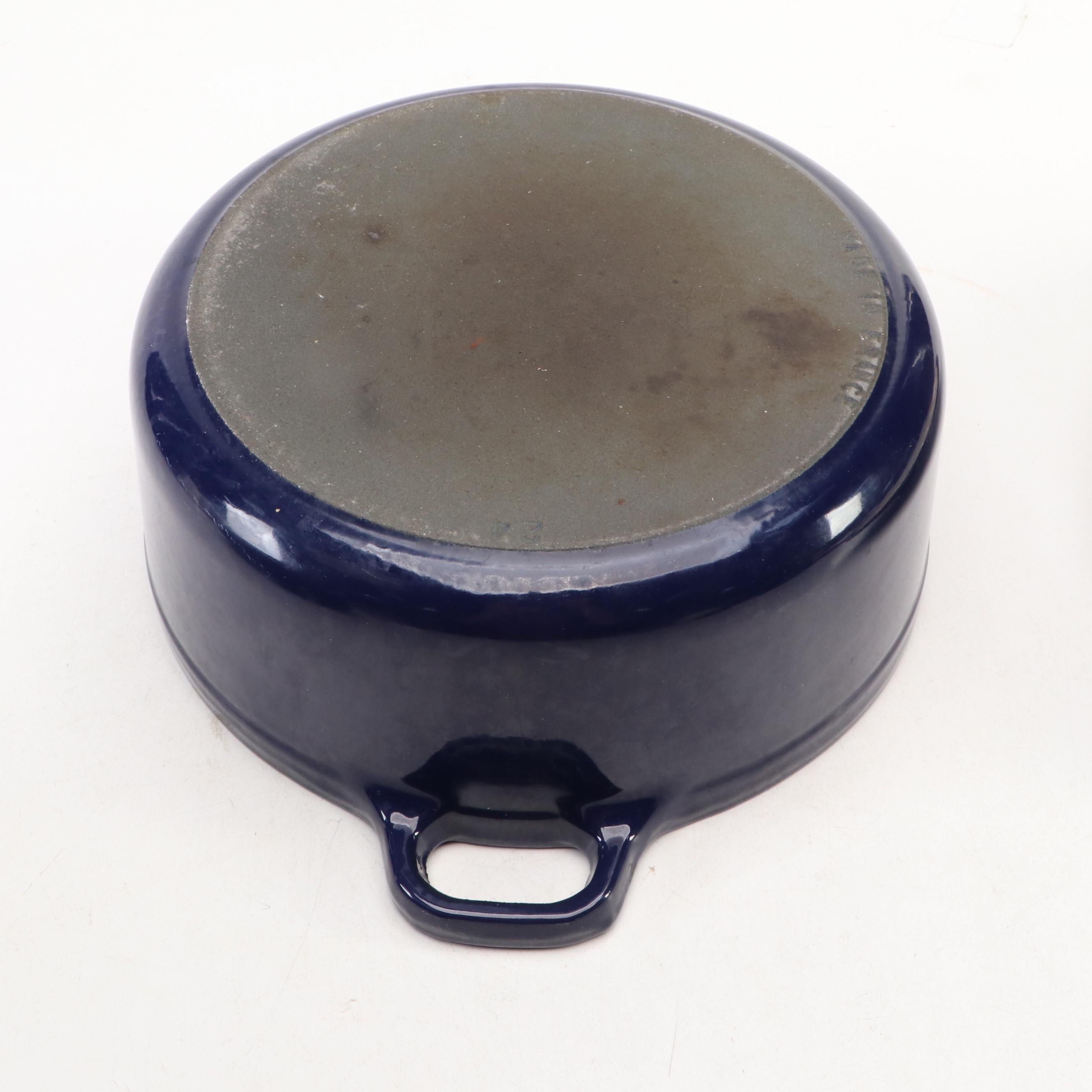 French Chasseur Enameled Cast Iron and Dansk Dutch Ovens