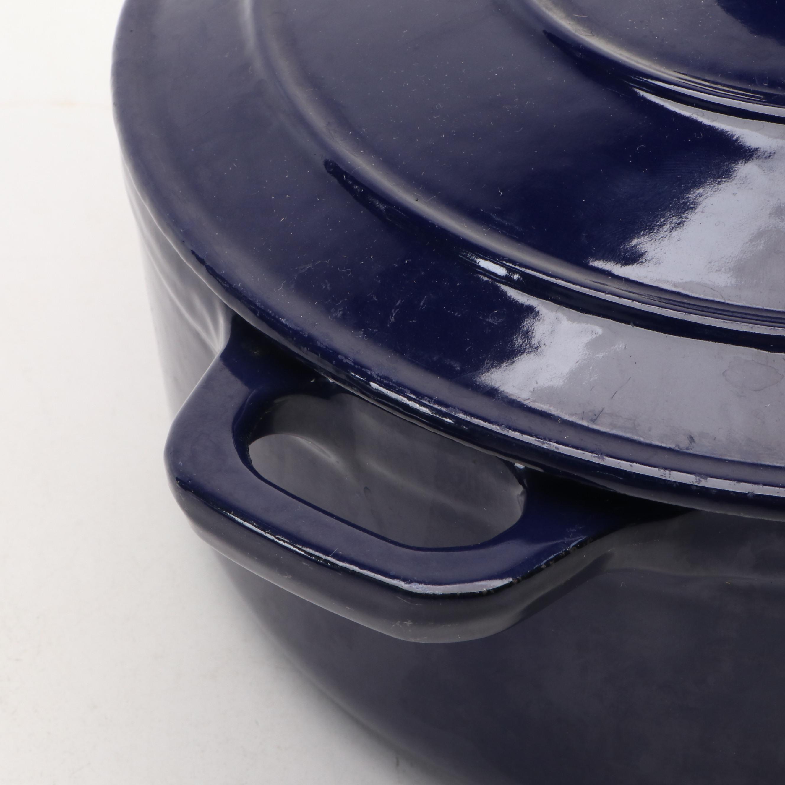 French Chasseur Enameled Cast Iron and Dansk Dutch Ovens