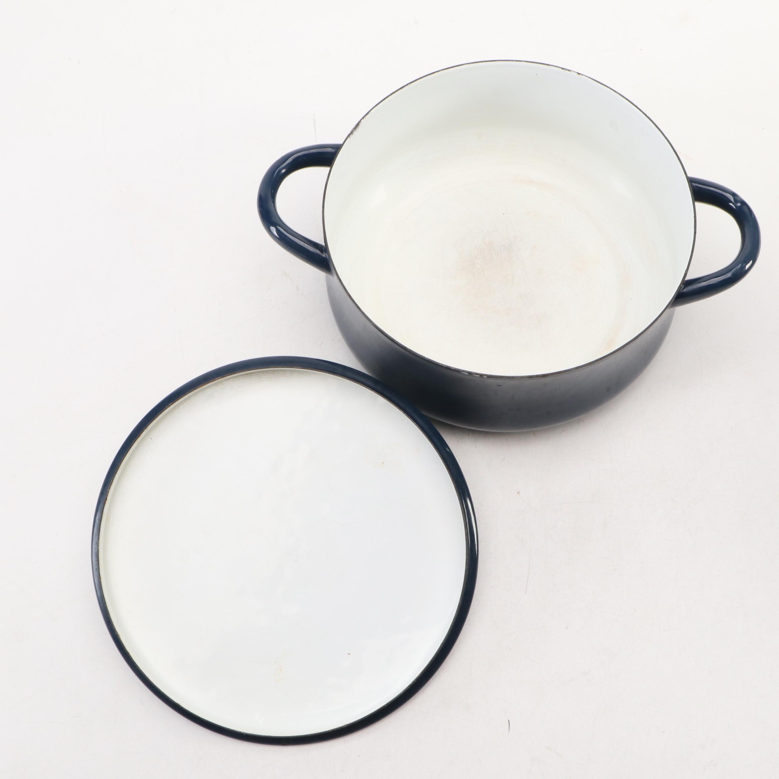 French Chasseur Enameled Cast Iron and Dansk Dutch Ovens