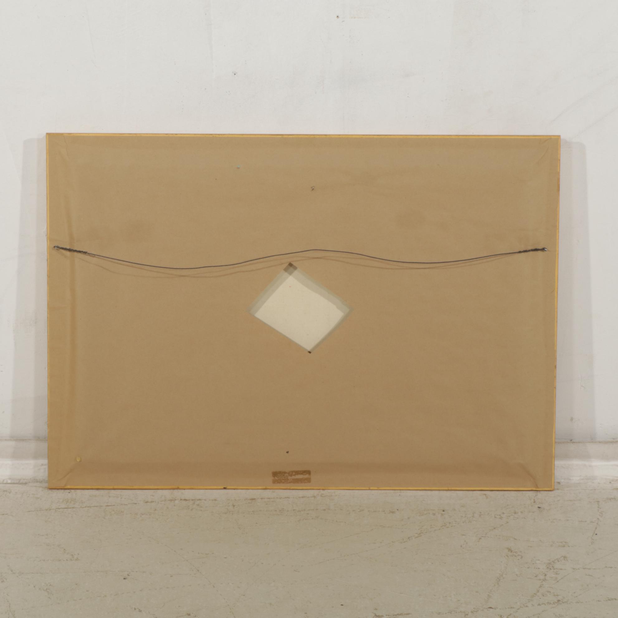 R. Thrower Impressionist Oil Painting of City Markets, Mid to Late 20th Century