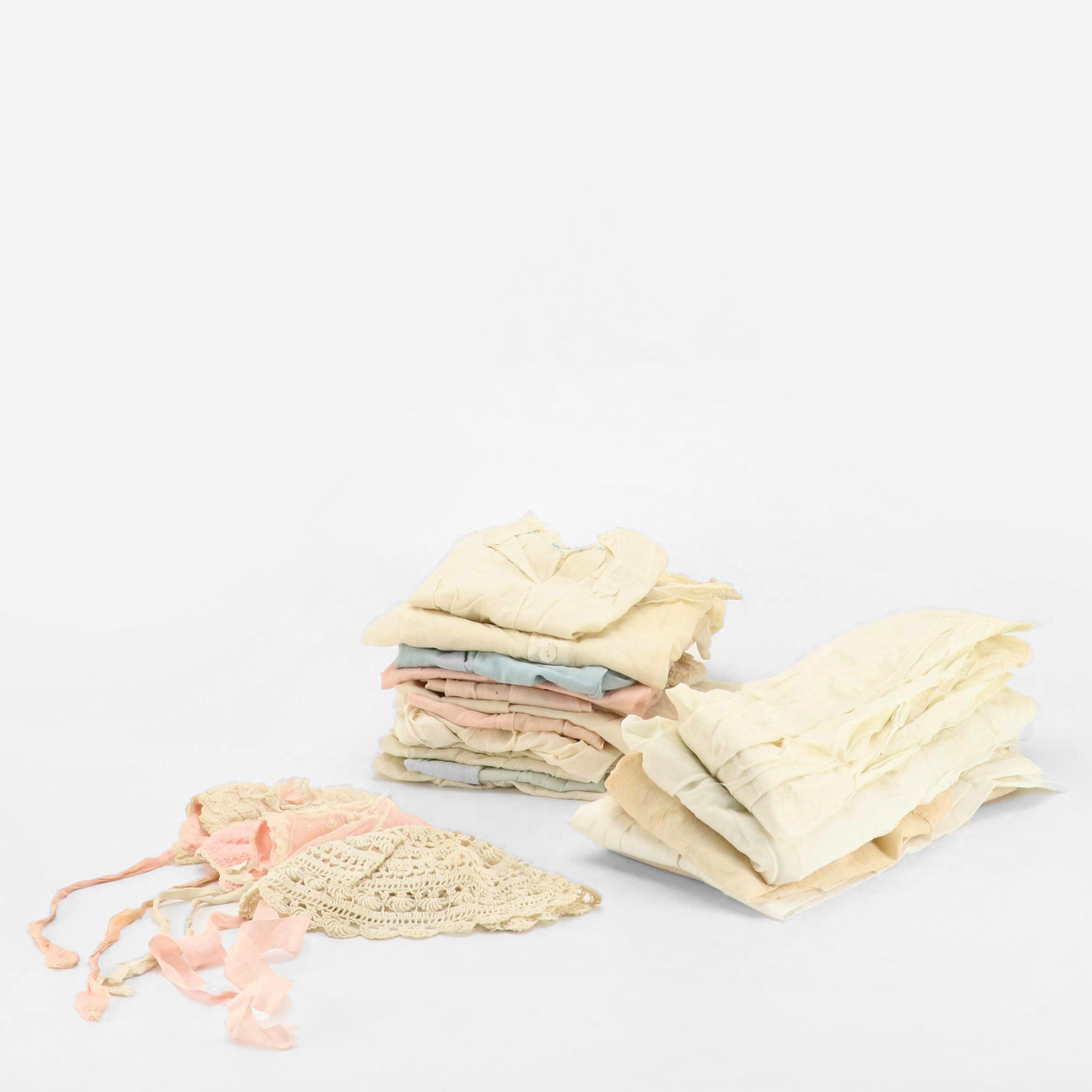 Blouse, Dresses, Christening Gowns, Caps, Bonnets & More, Early/Mid-20th Century