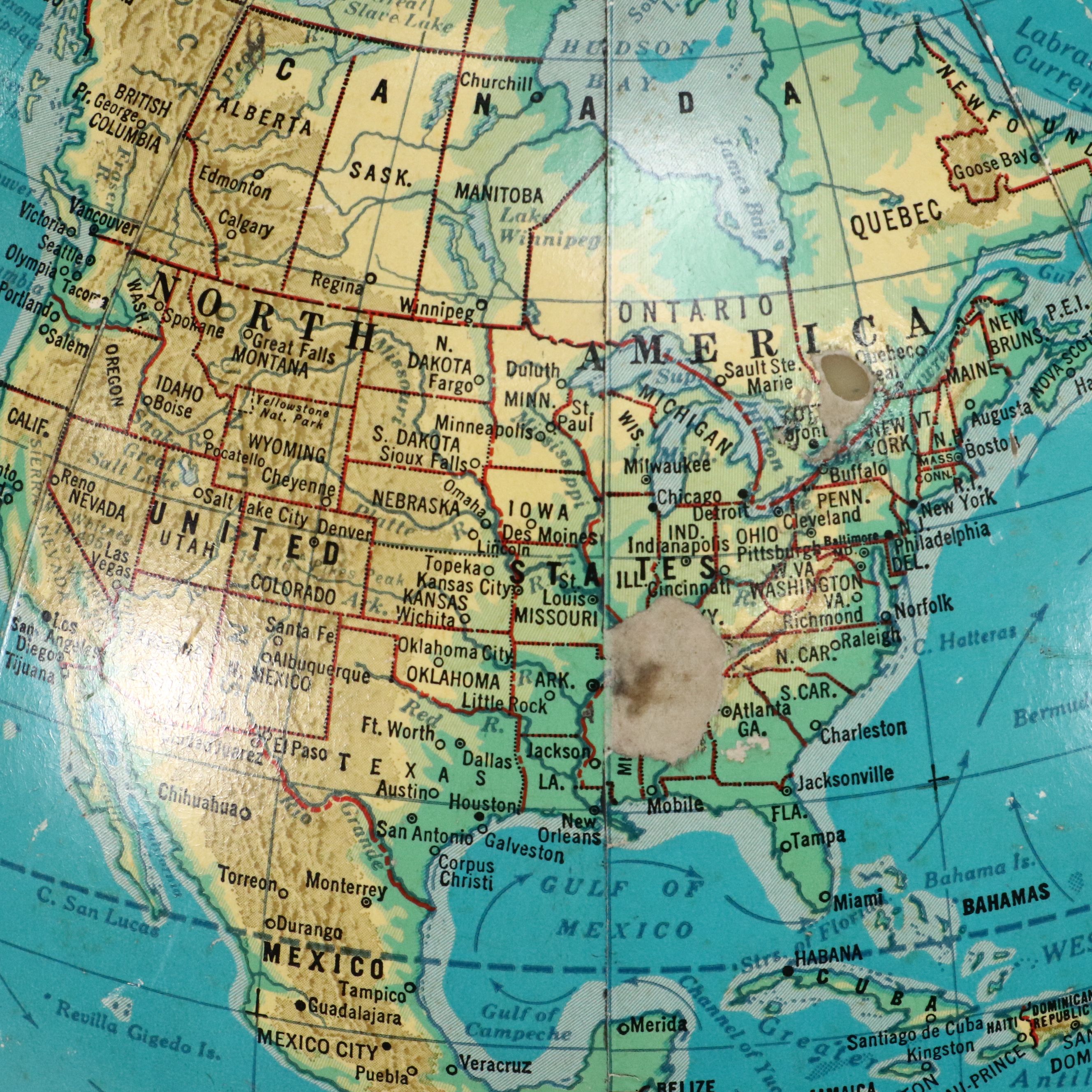 Cram's 12" Terrestrial Globe with Stand