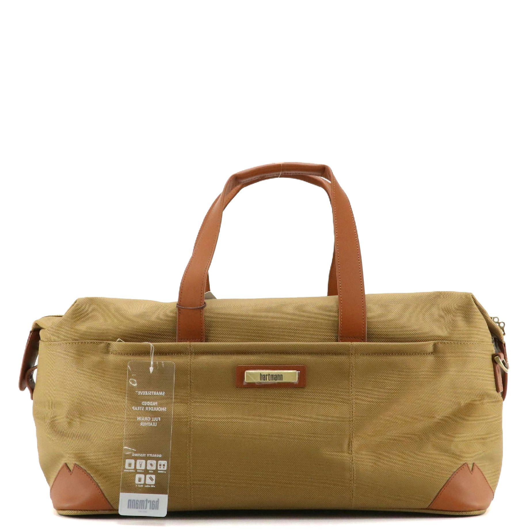 Hartmann Ratio Classic Deluxe 2 Weekend Duffle in Ballistic Nylon and Leather