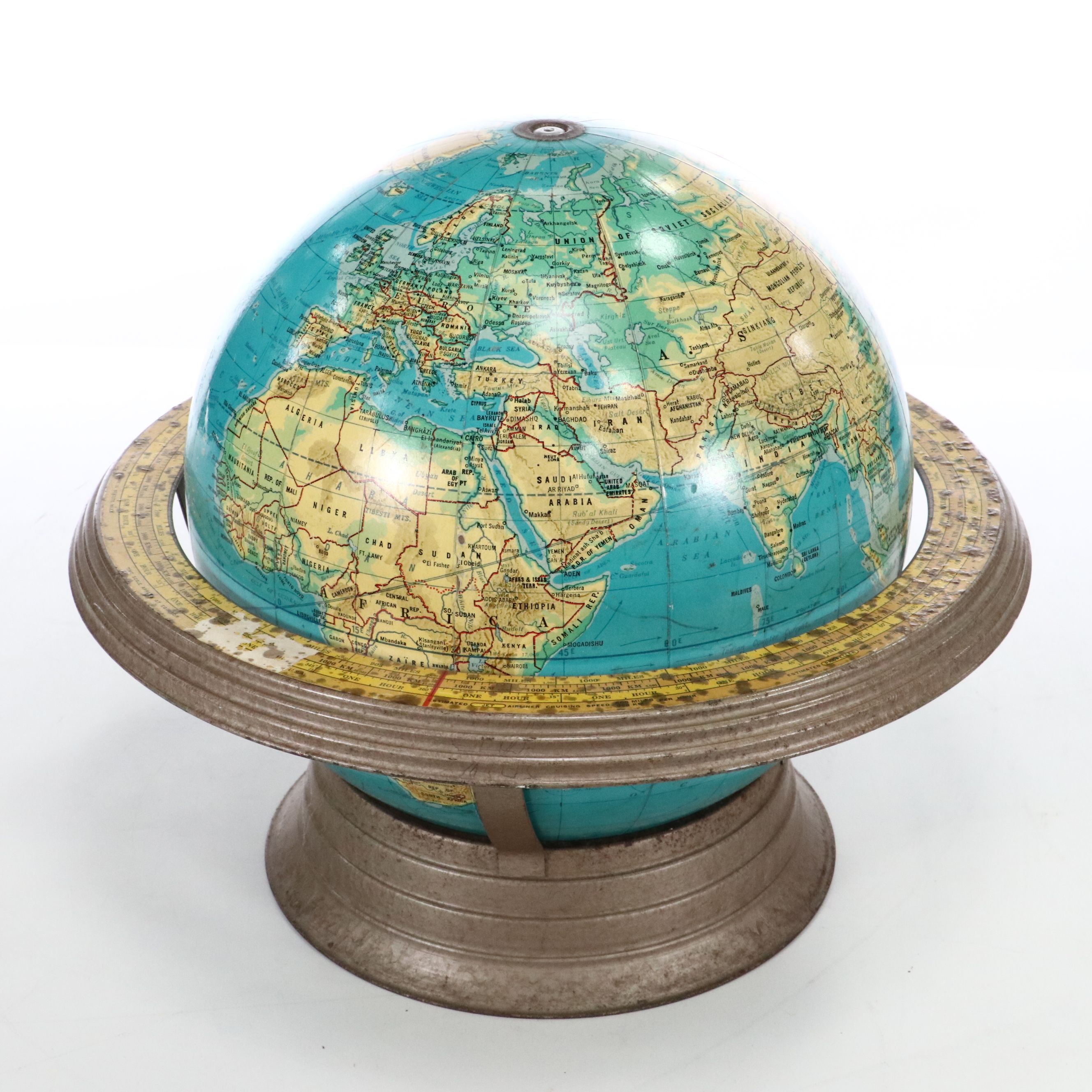 Cram's 12" Terrestrial Globe with Stand