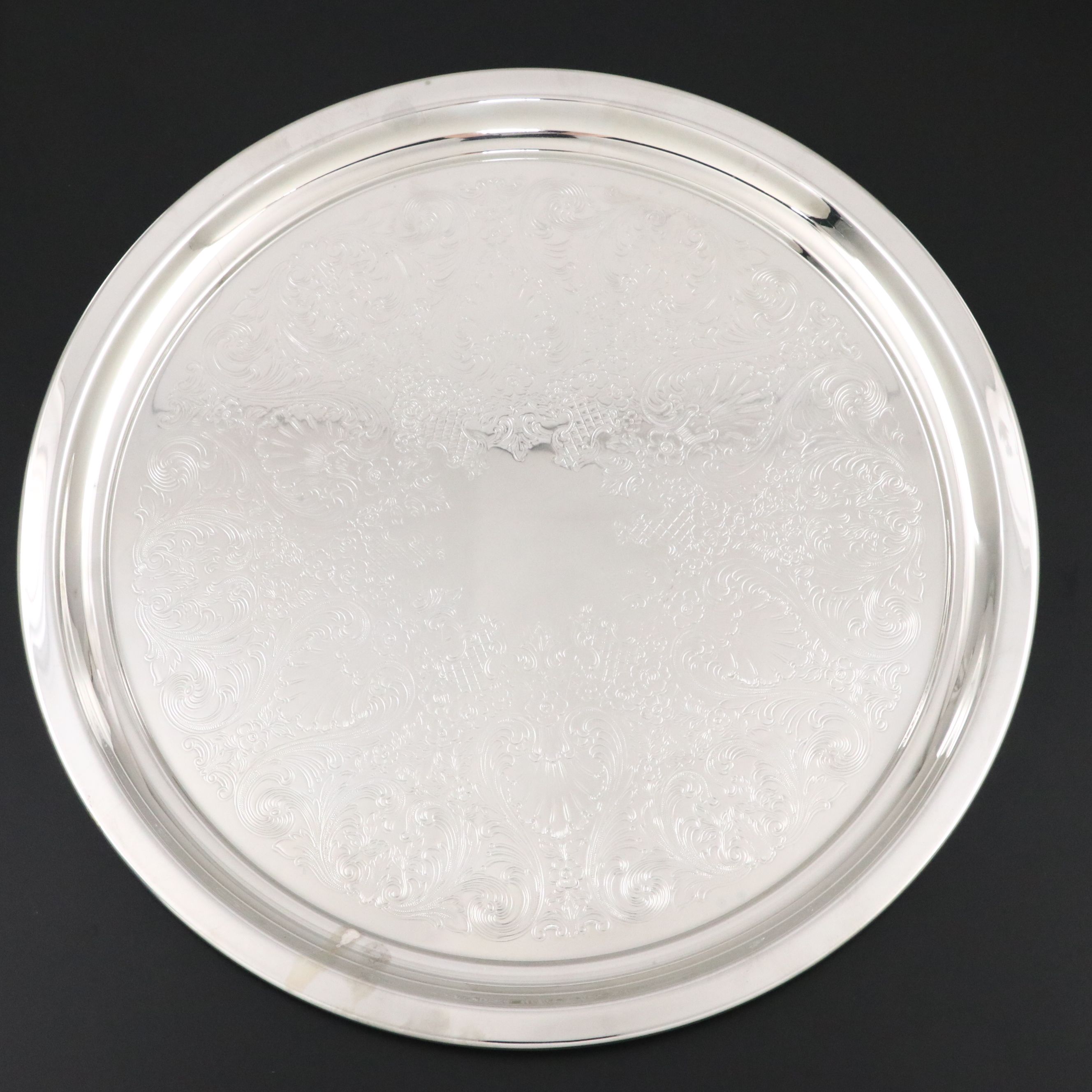 International Silver Plate Punch Bowl Set