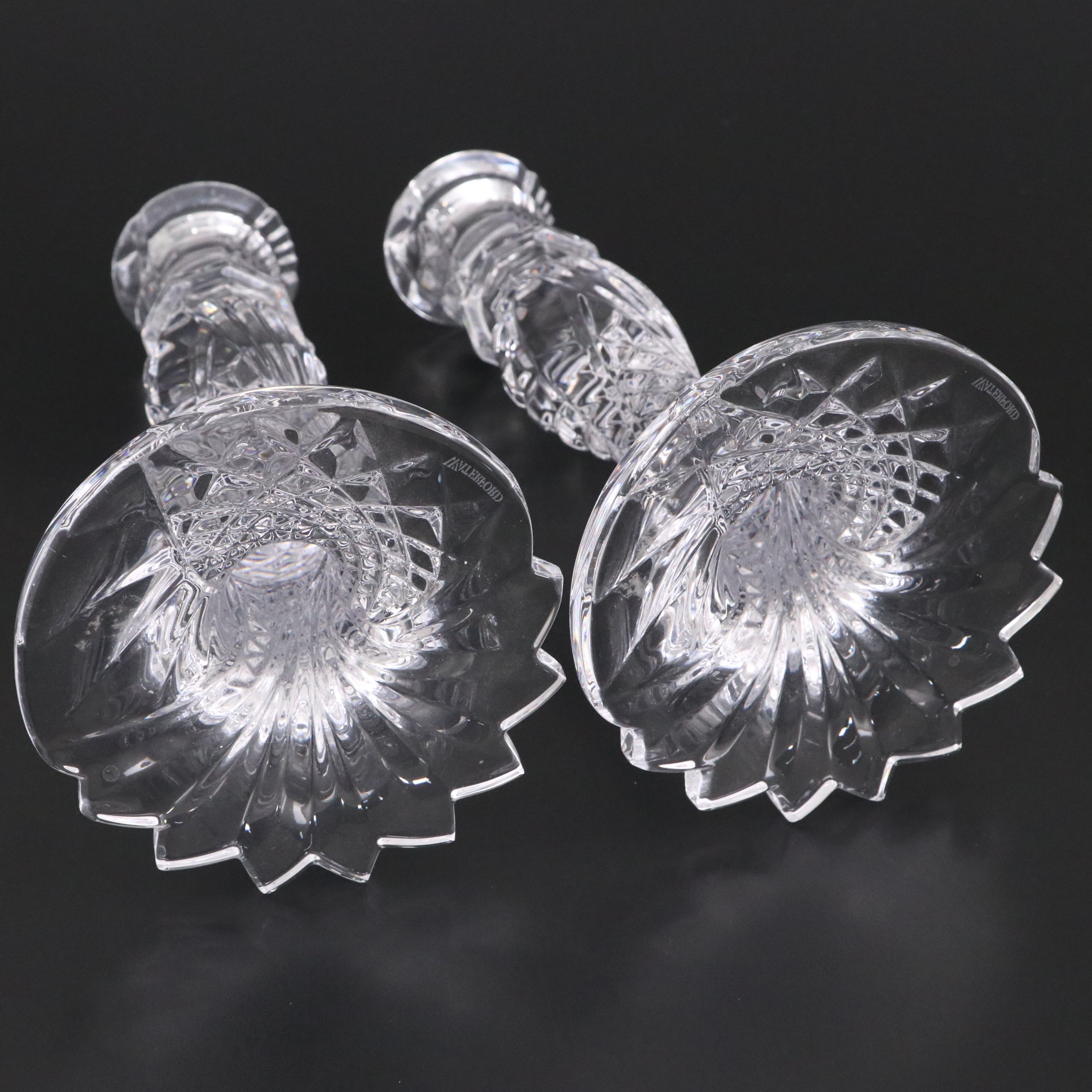 Waterford Crystal "Sea Jewel" Candlesticks