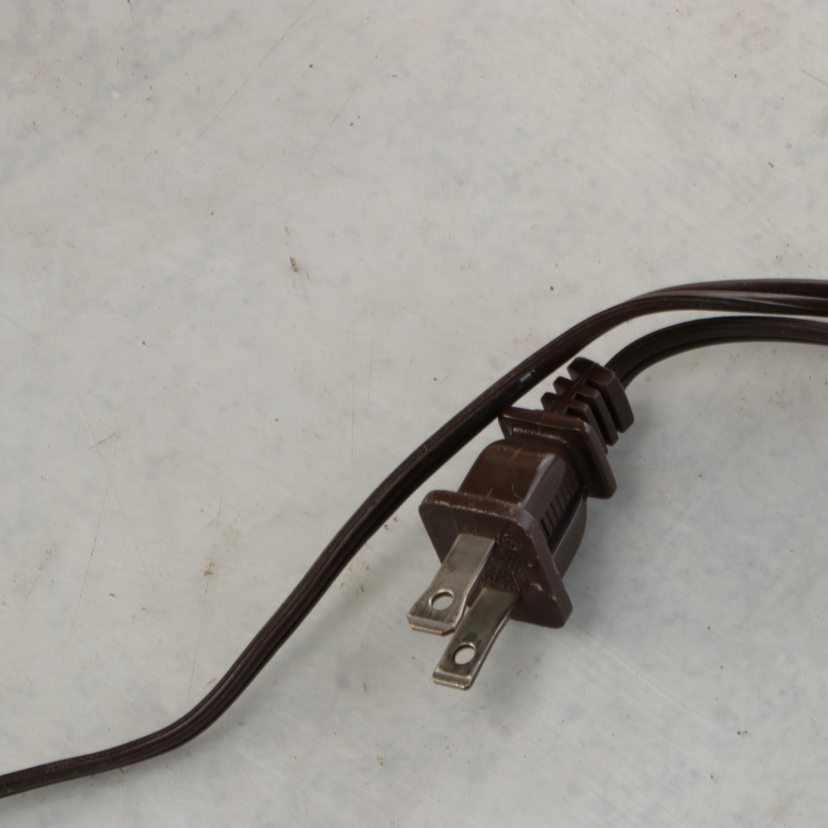 Stiffel Attributed Brass Aladdin Arm Floor Lamp with Paper Shade, Vintage