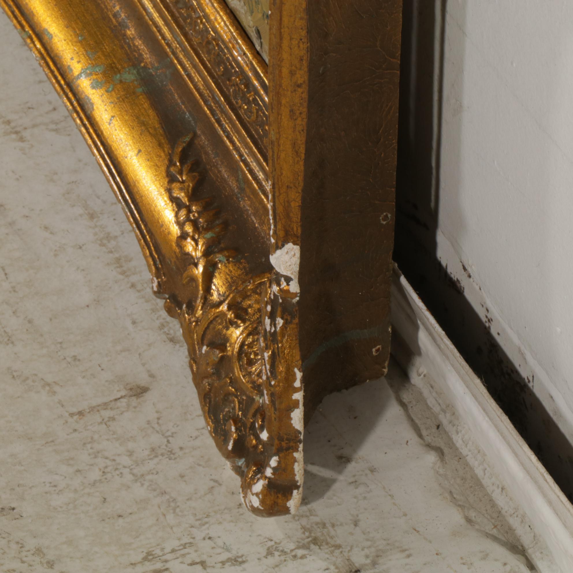 Hedwig Reisinger Impressionist Oil Painting of Mountainous Pastoral Landscape