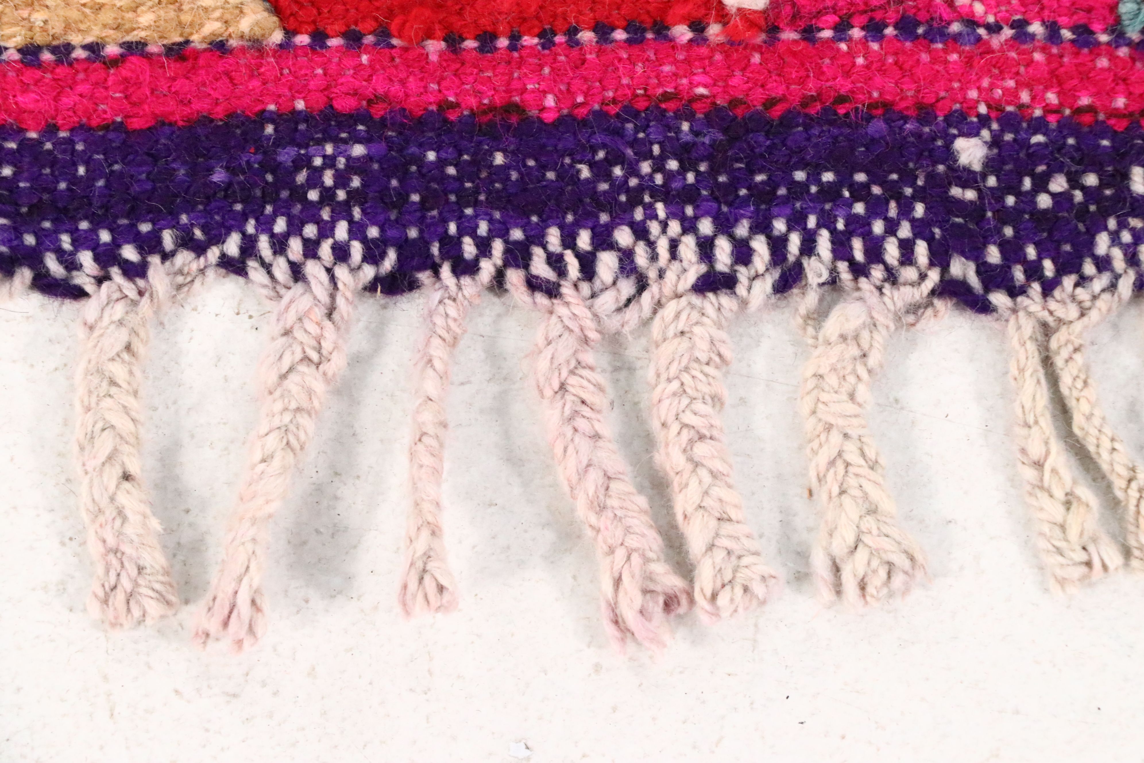 2'11 x 9'1 Hand-Knotted Moroccan Berber Carpet Runner