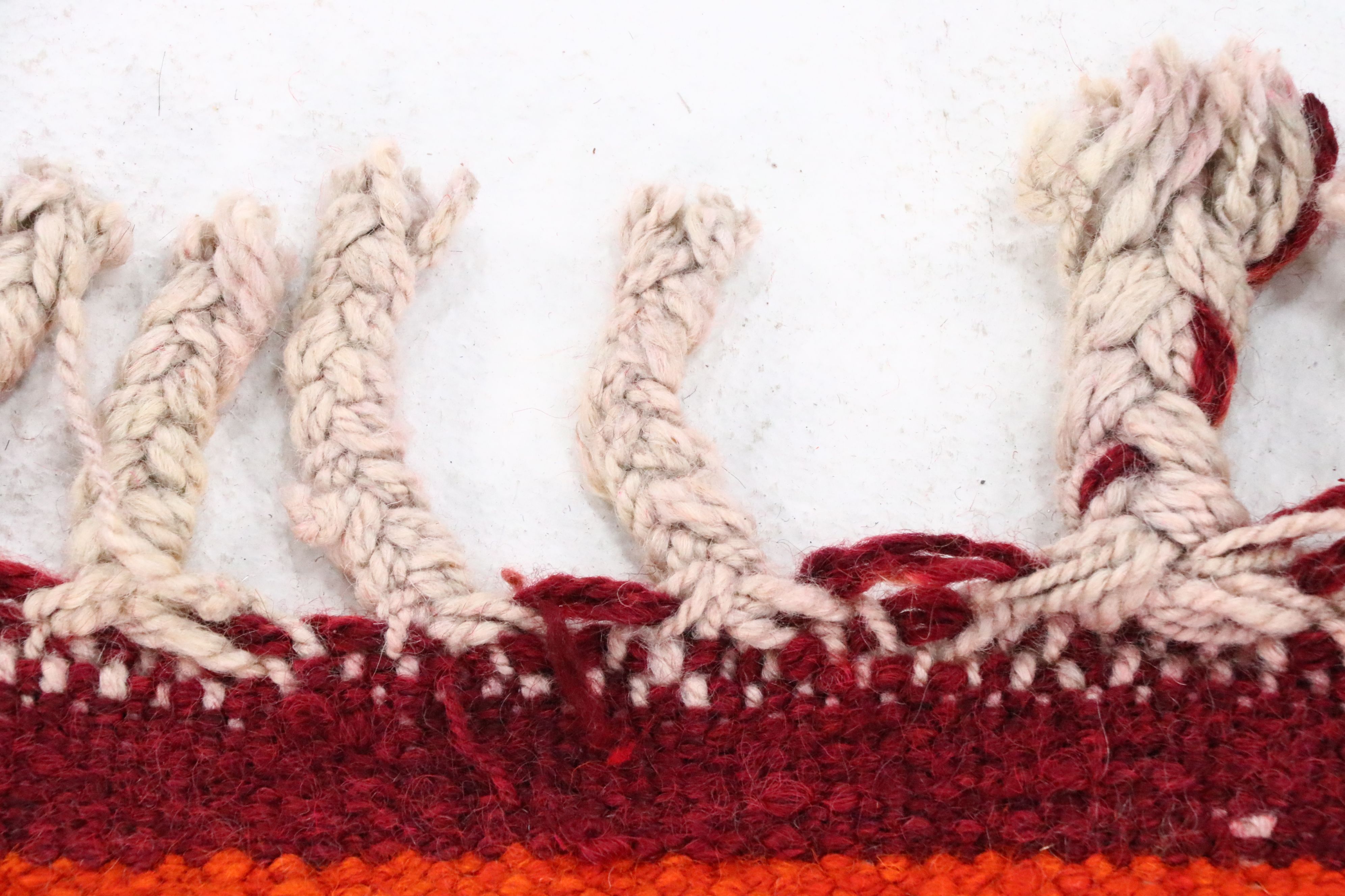 2'11 x 9'1 Hand-Knotted Moroccan Berber Carpet Runner