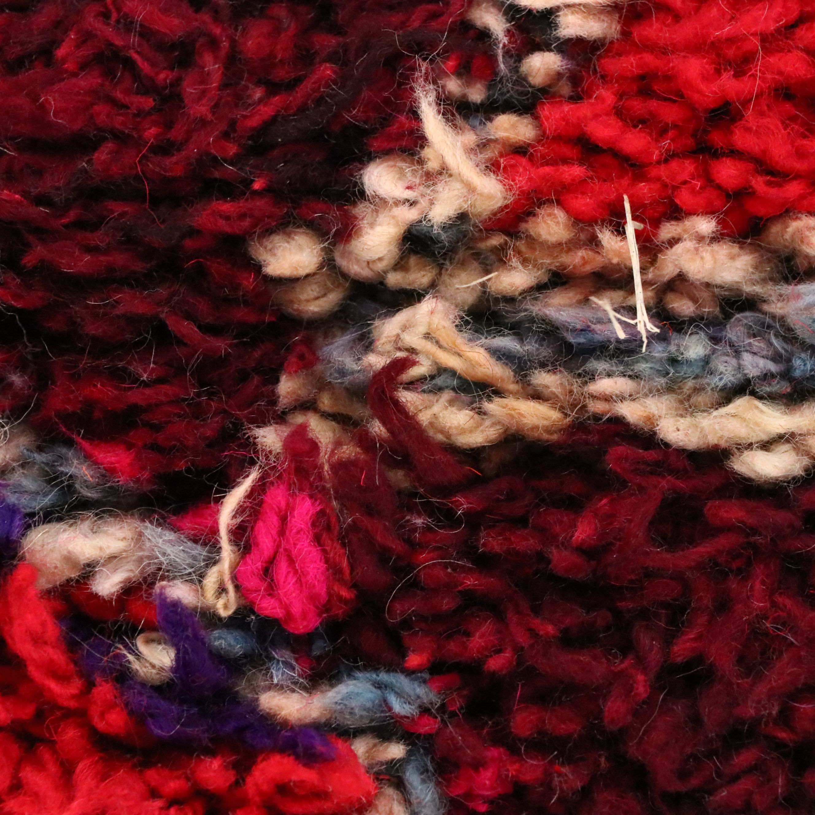 2'11 x 9'1 Hand-Knotted Moroccan Berber Carpet Runner