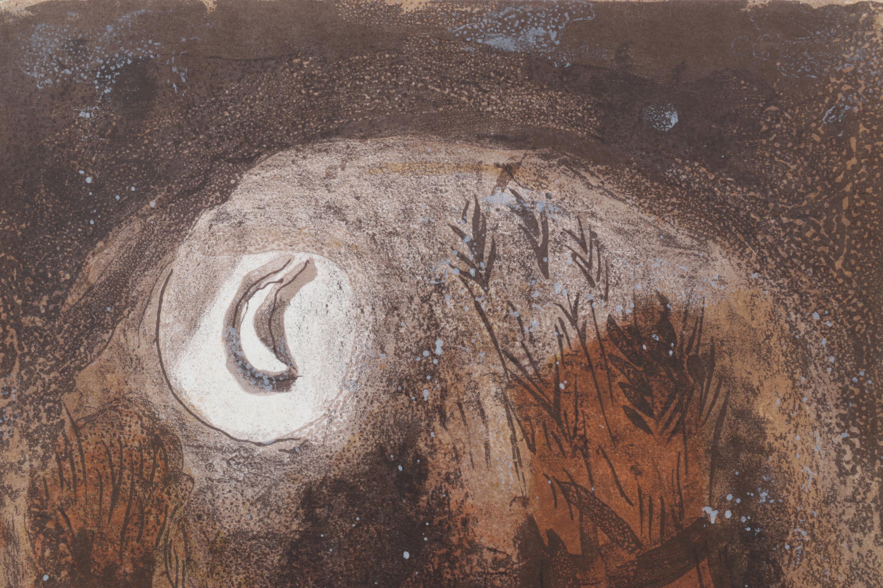 Marc Chagall Color Lithograph "Ruth aux Pieds de Boaz" for "Verve", 1960