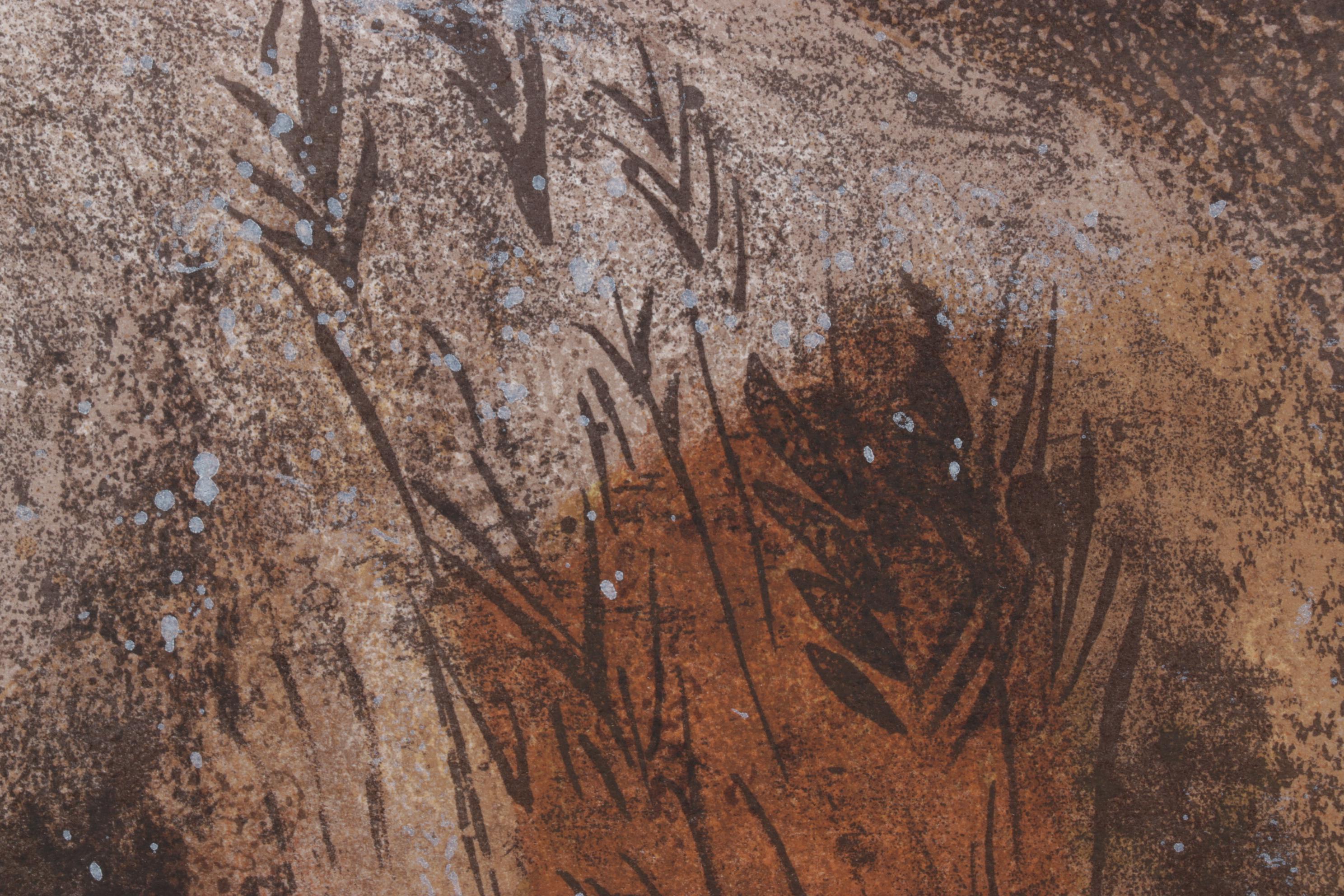 Marc Chagall Color Lithograph "Ruth aux Pieds de Boaz" for "Verve", 1960