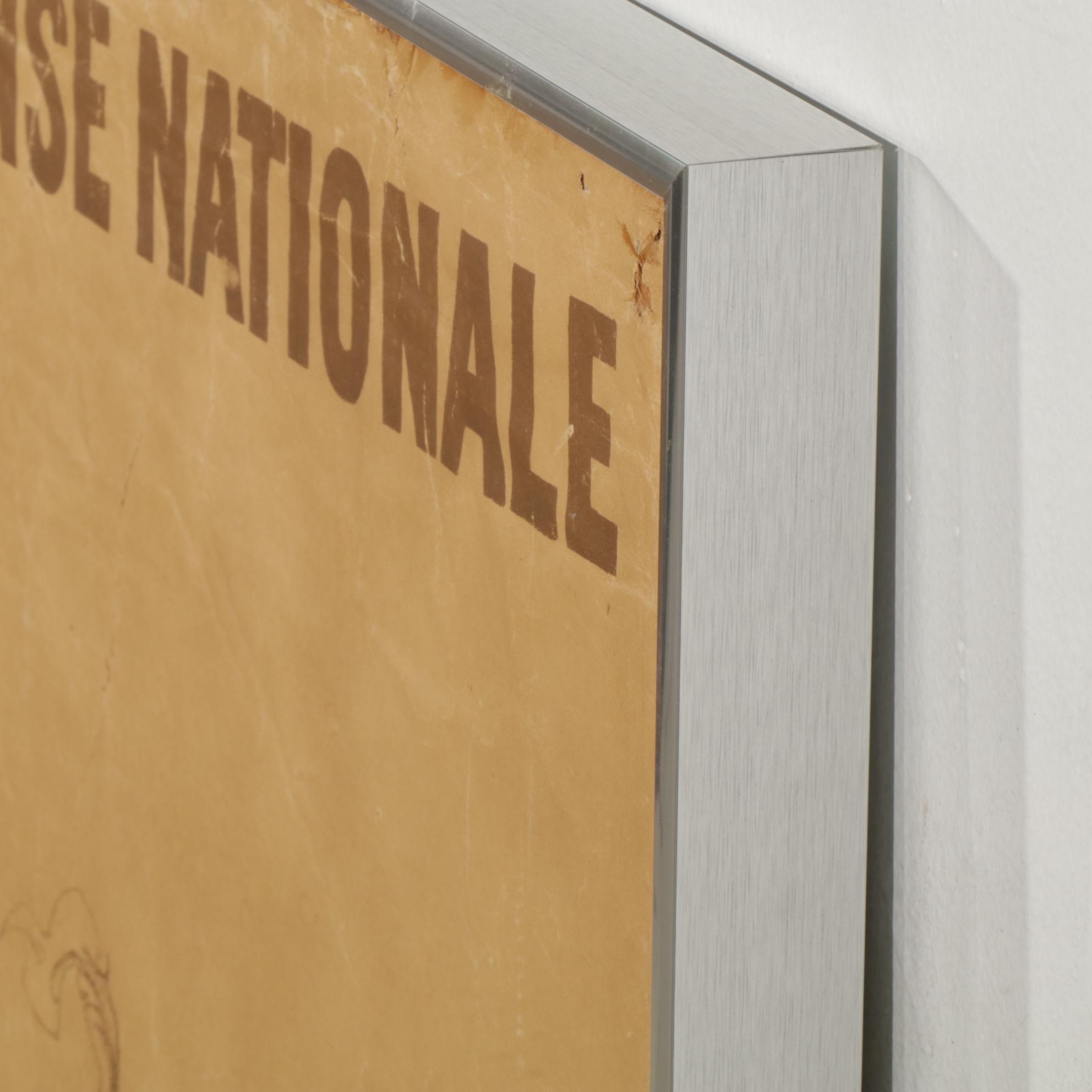 Francisque Poulbot French World War 1 Advertising Poster for Defense Loans