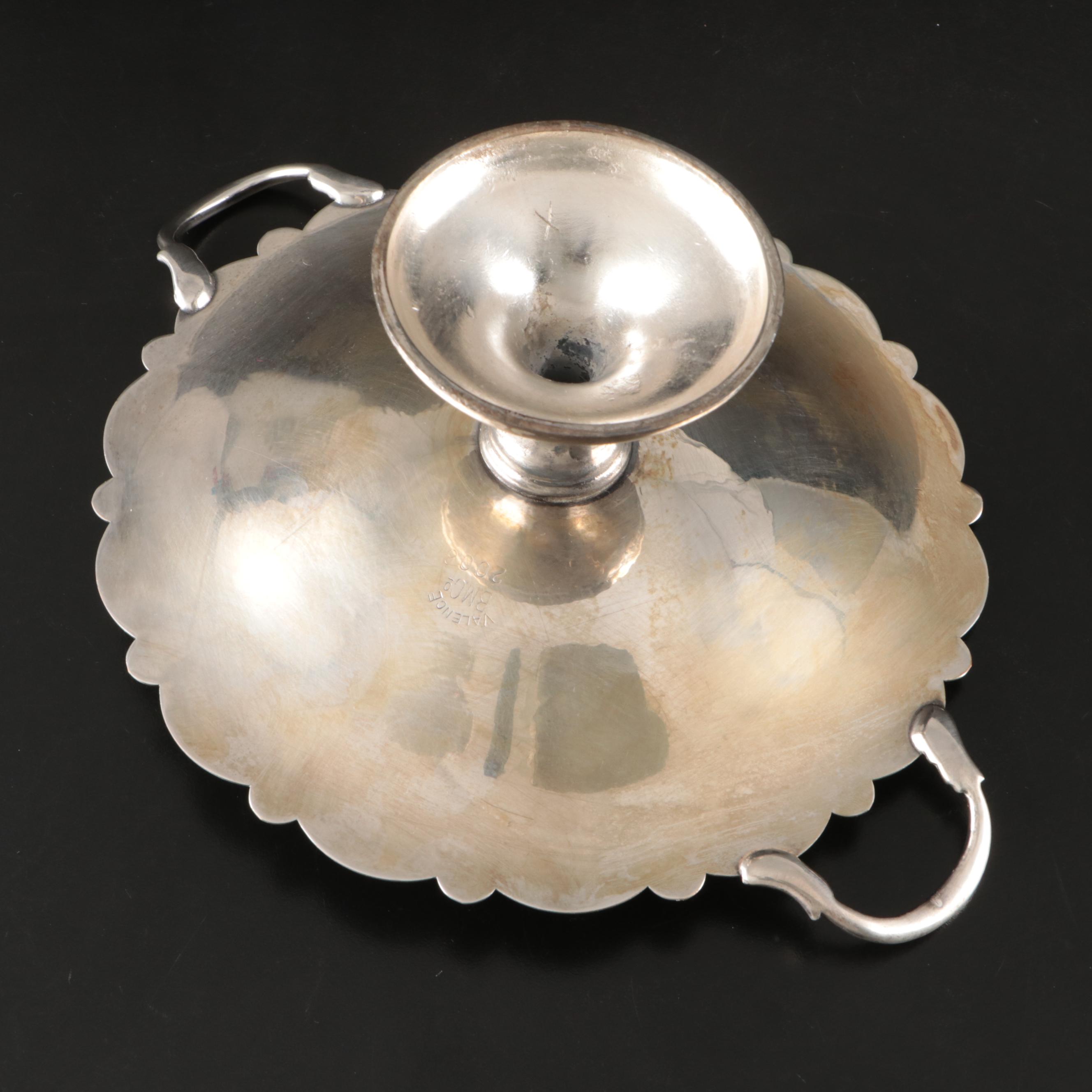 Victorian Styled Mirrored Plateaus with Other Silver Plate Tableware