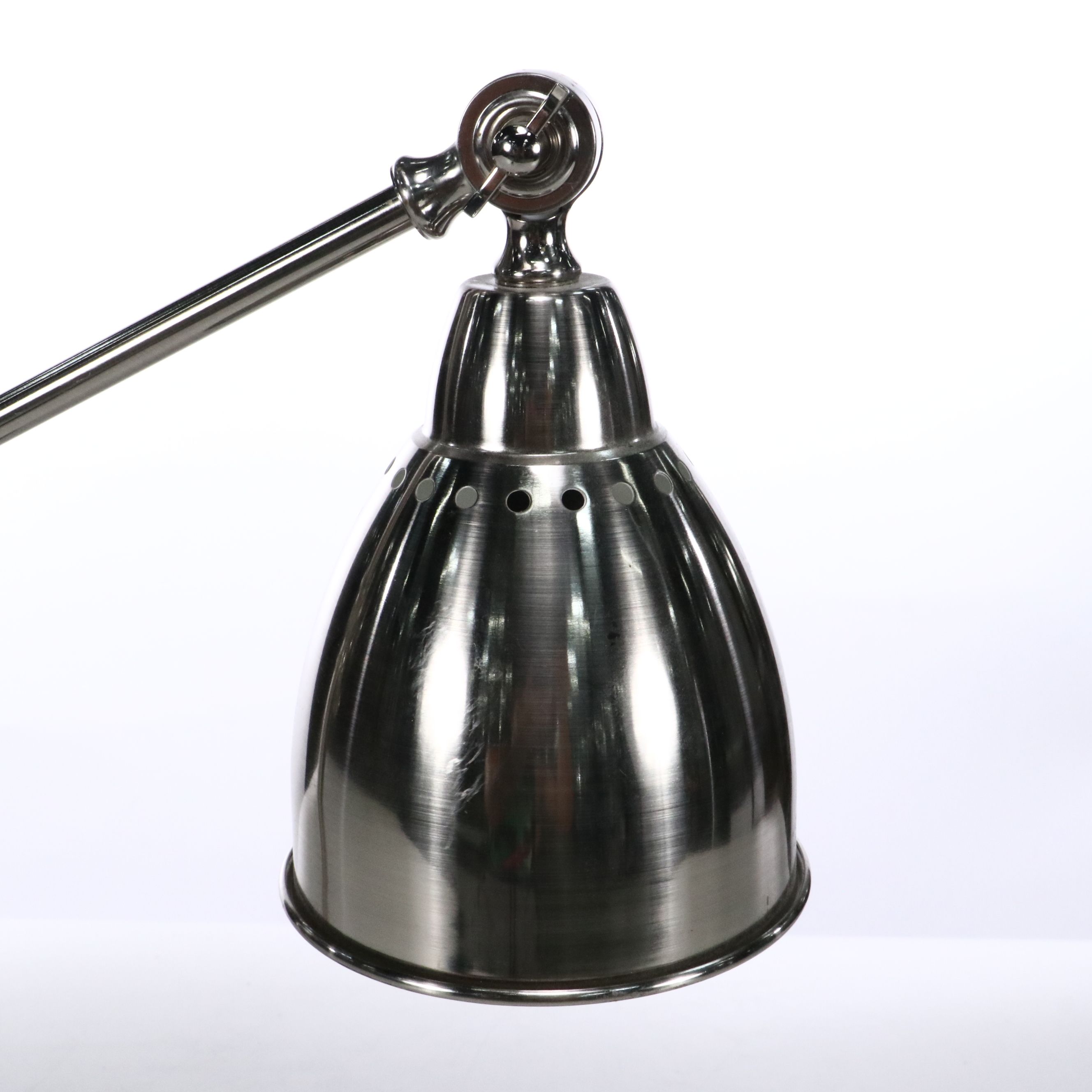 IKEA "Barometer" Polished Metal Desk Lamp, 21st Century