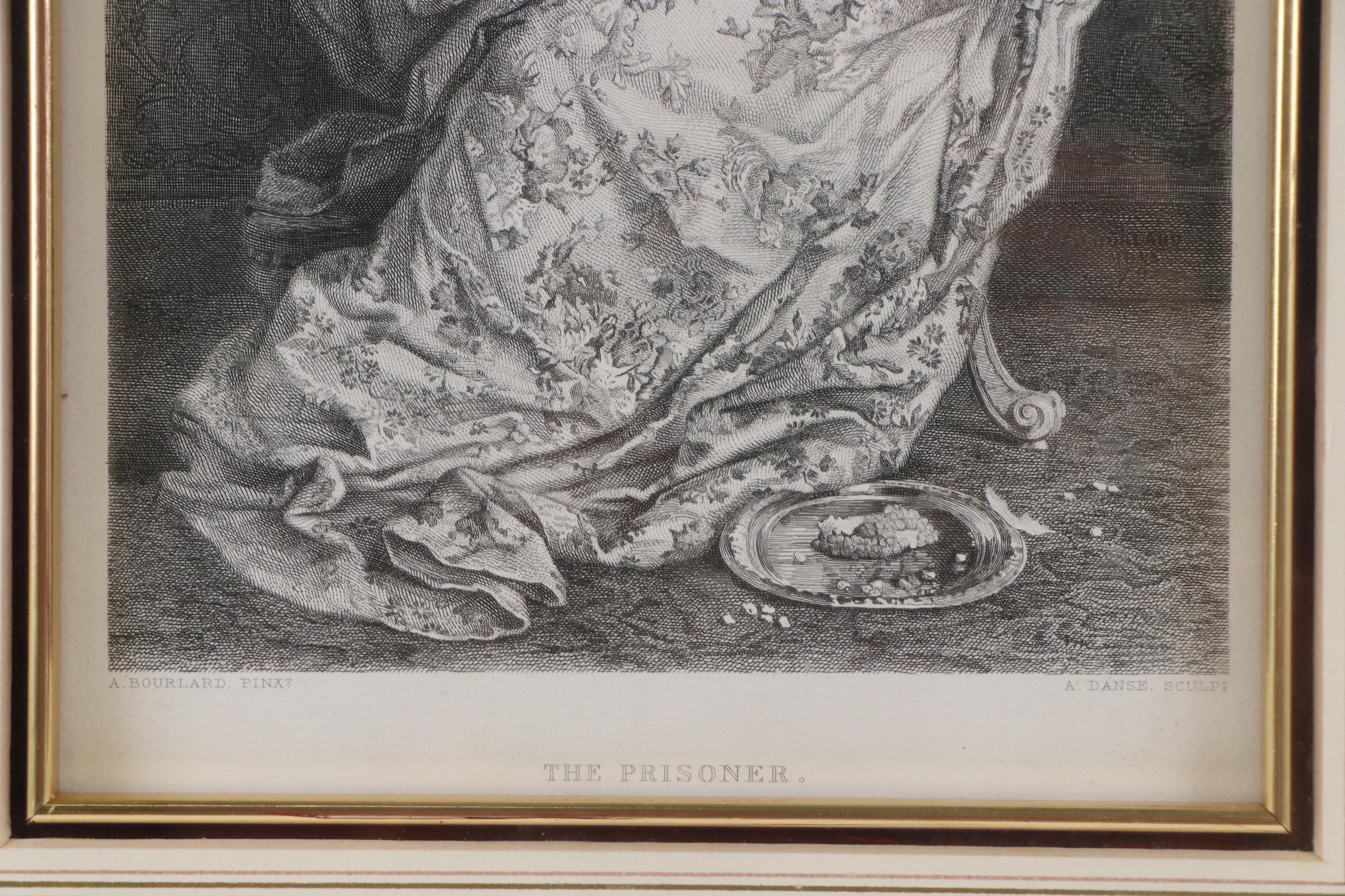 After Jean-Louis Hamon "Feeding the Chickens" and Other Engraving, Late 19th C.