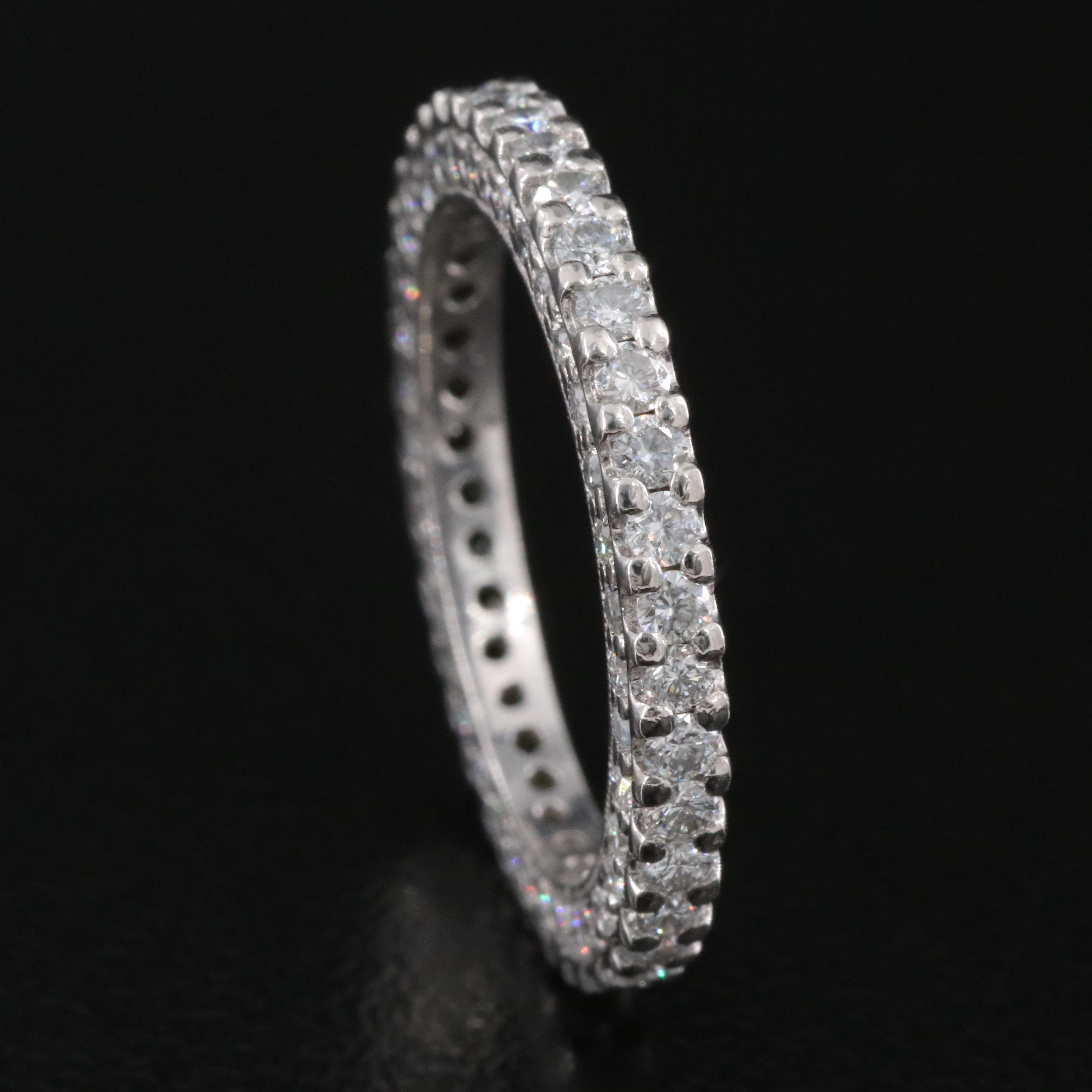 Platinum 1.09 CTW Diamond  Eternity Band