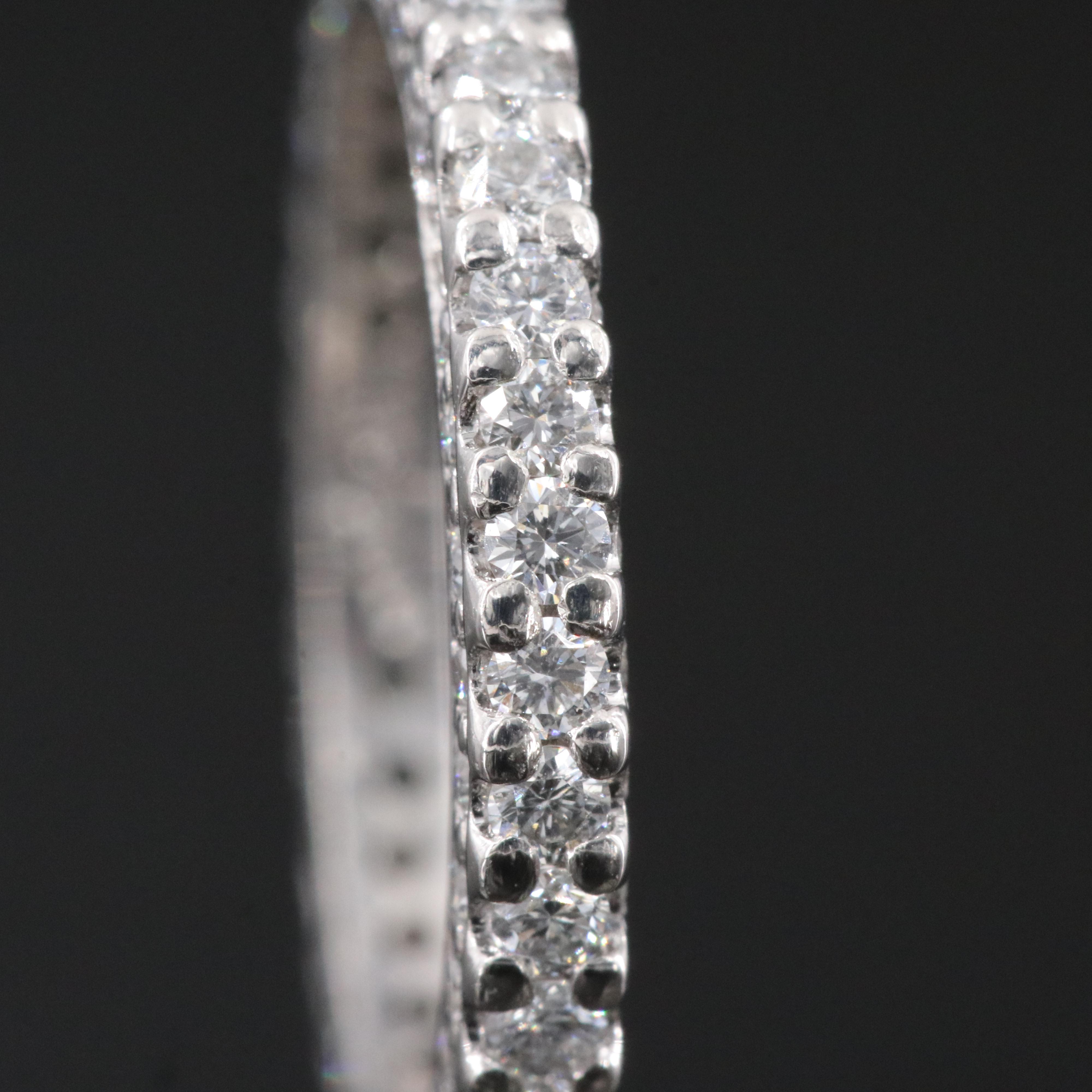 Platinum 1.09 CTW Diamond  Eternity Band