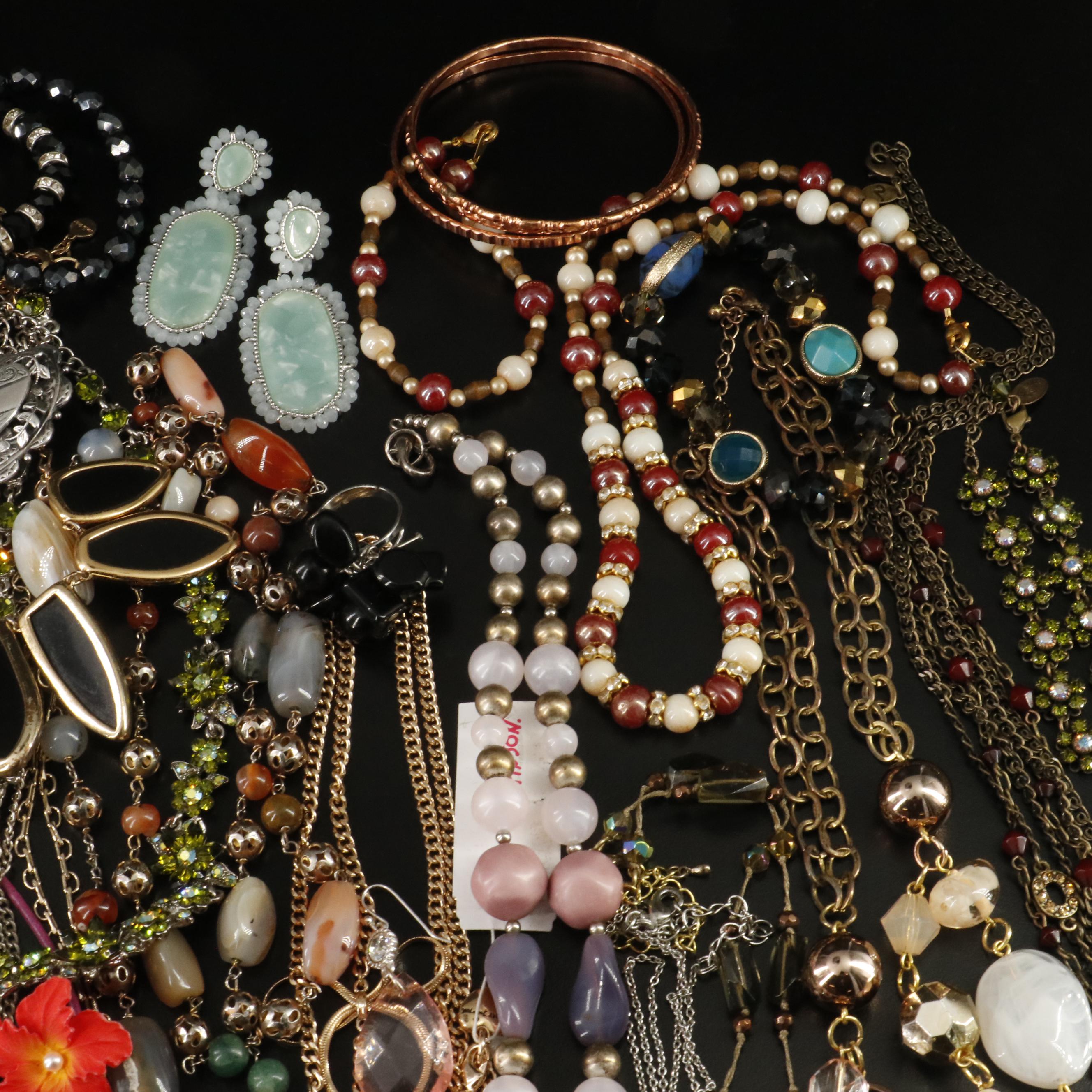 Agate, Rhinestones and Betsy Johnson Featured in Jewelry Collection