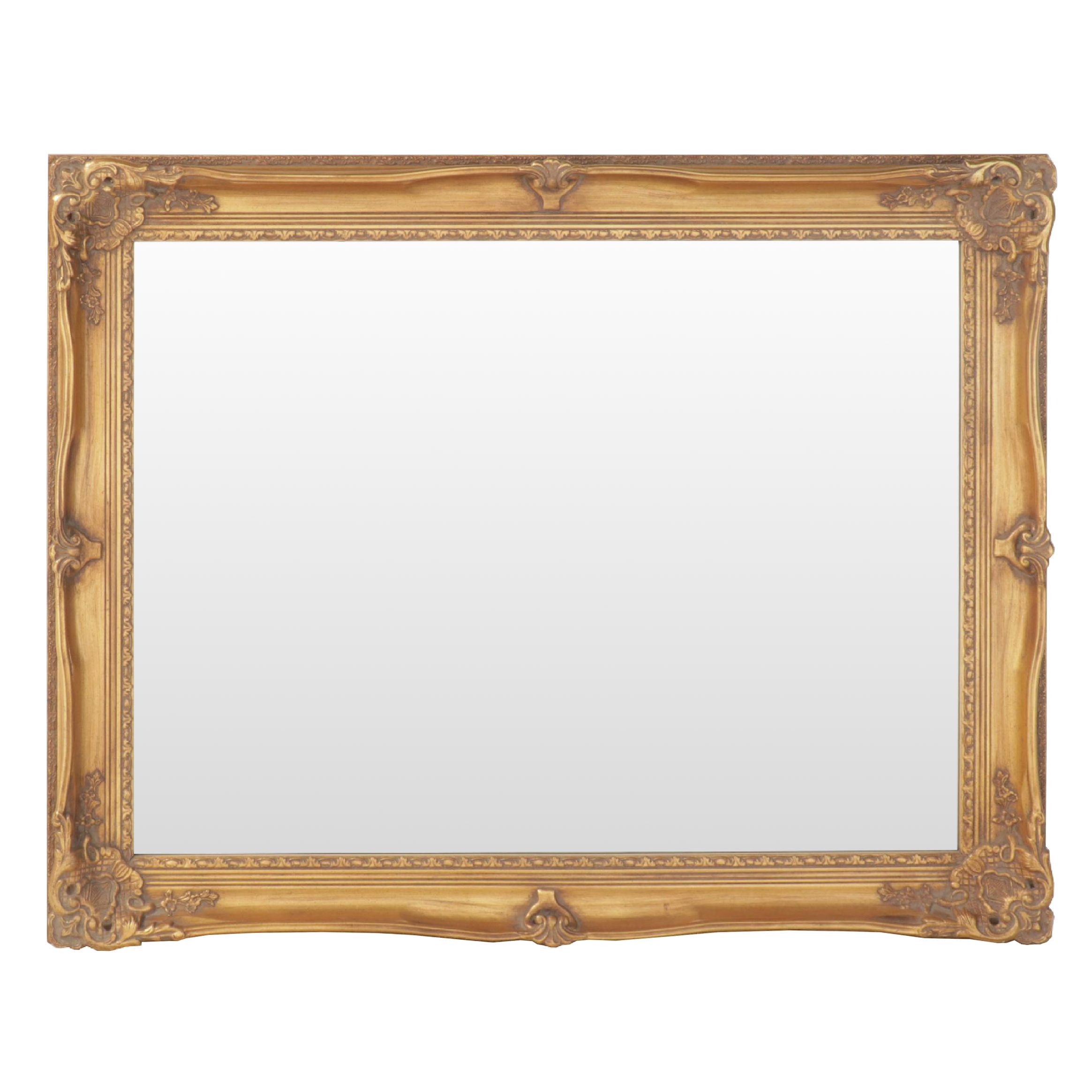 LaBarge Victorian Style Giltwood Rectangular Wall Mirror