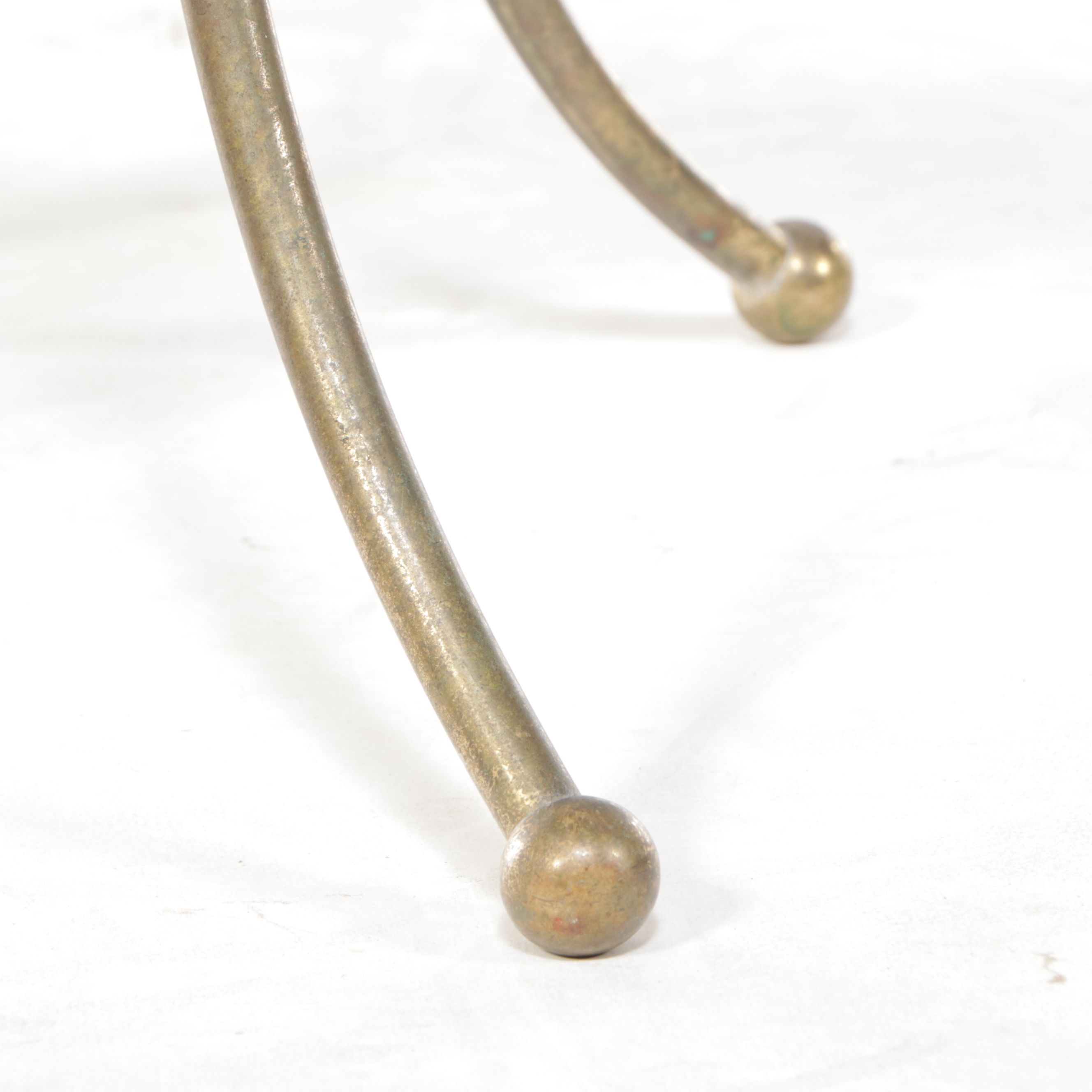 Victorian Brass Plant Stand with Onyx Top