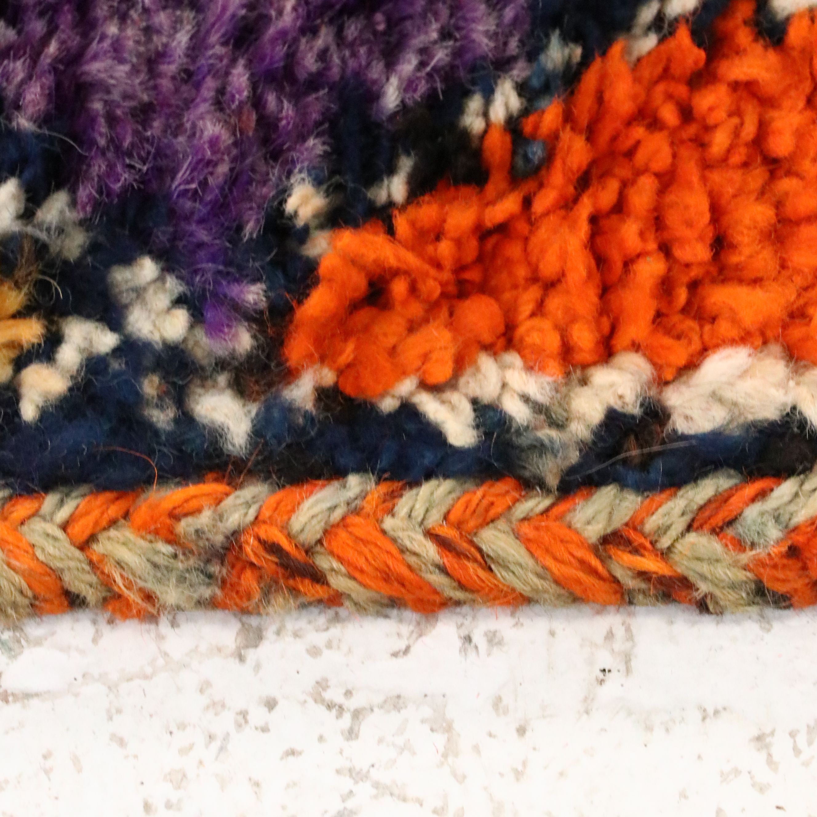 3' x 10'3 Hand-Knotted Moroccan Berber Carpet Runner