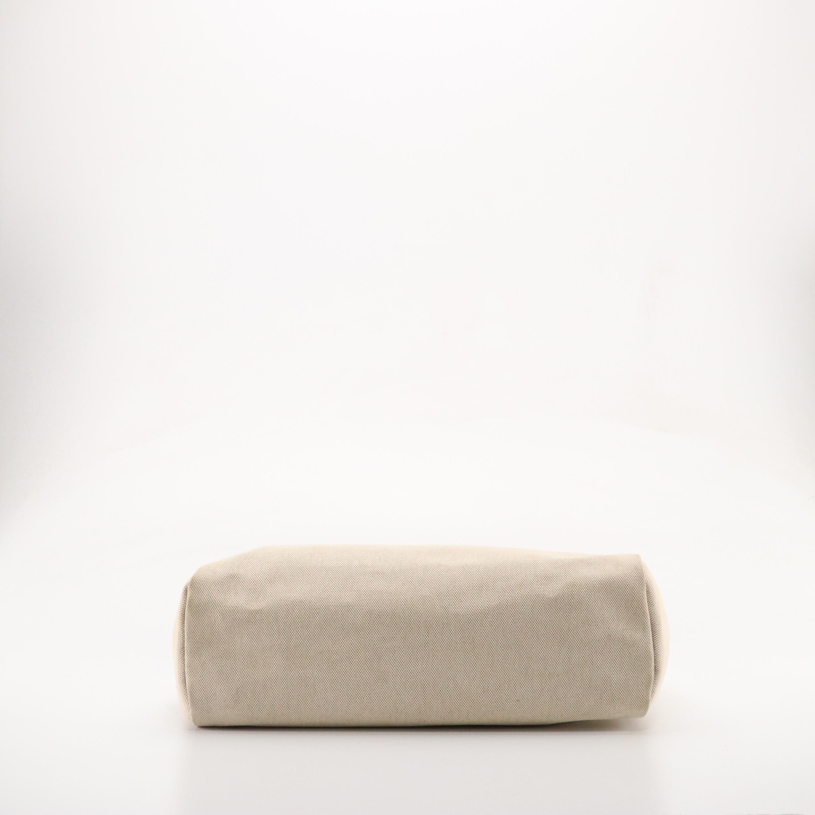 Hermès 39cm Herbag 2-in-1 Bag in Officier Canvas and Vache Hunter Leather