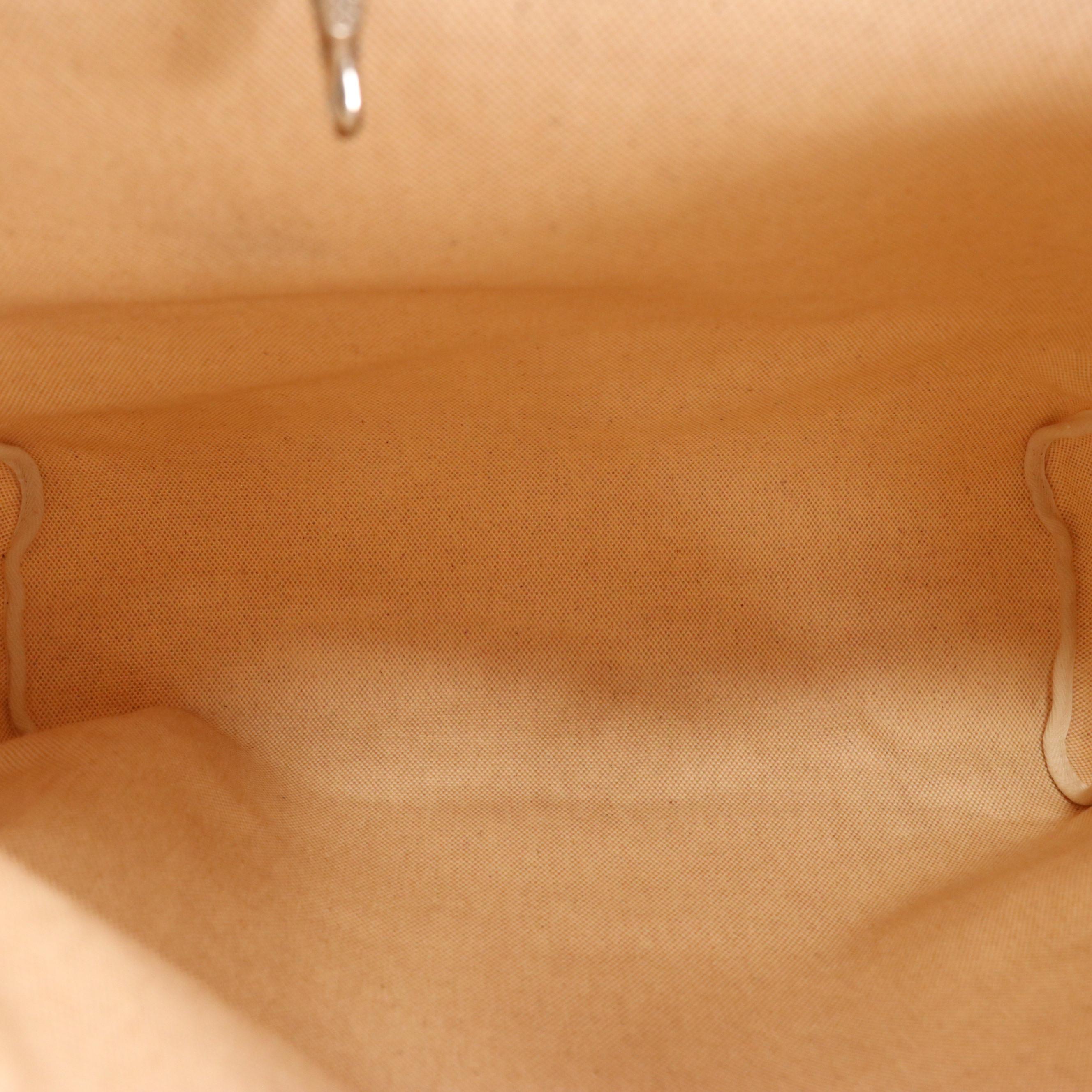 Hermès 39cm Herbag 2-in-1 Bag in Officier Canvas and Vache Hunter Leather