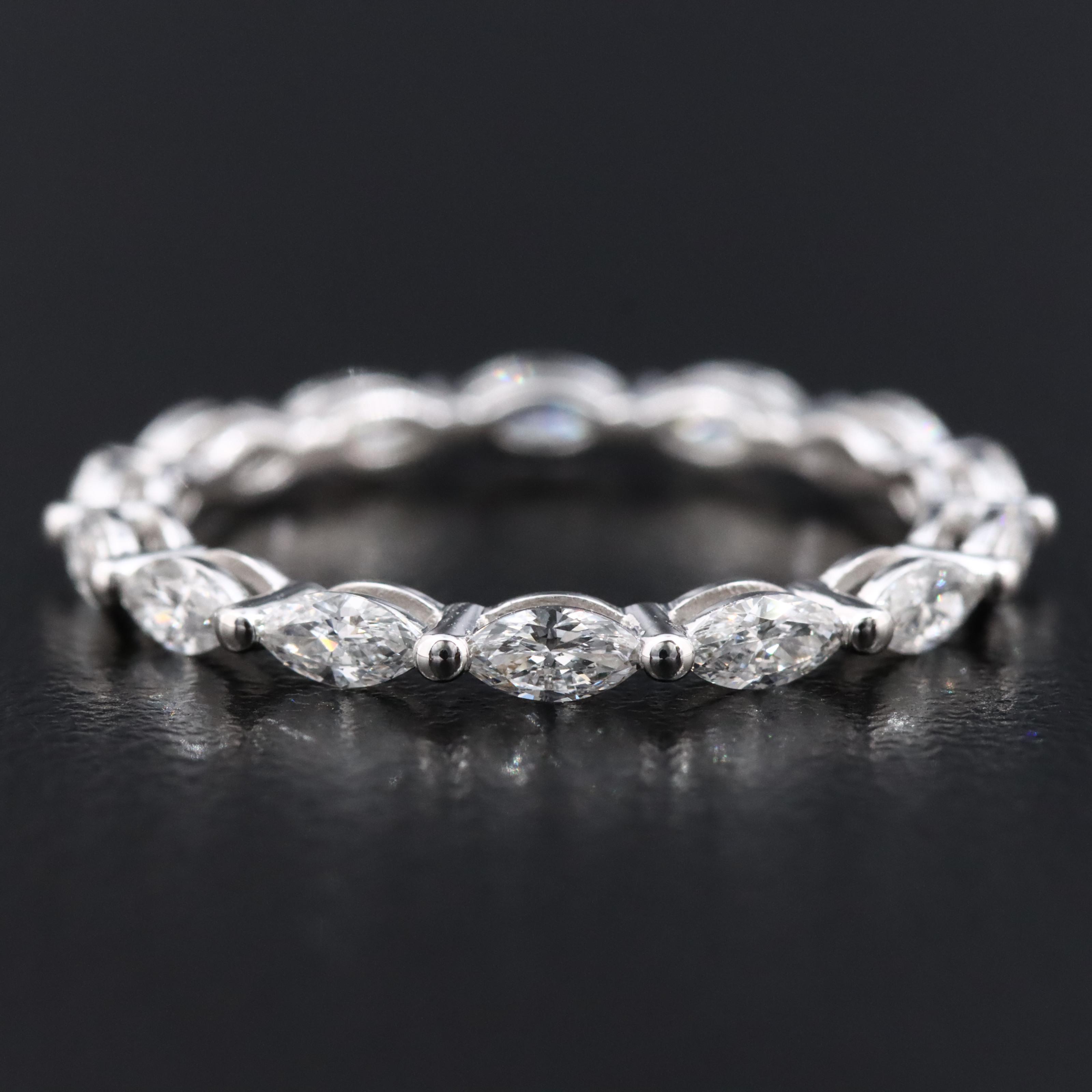 18K 0.88 CTW Lab Grown Diamond Eternity Band