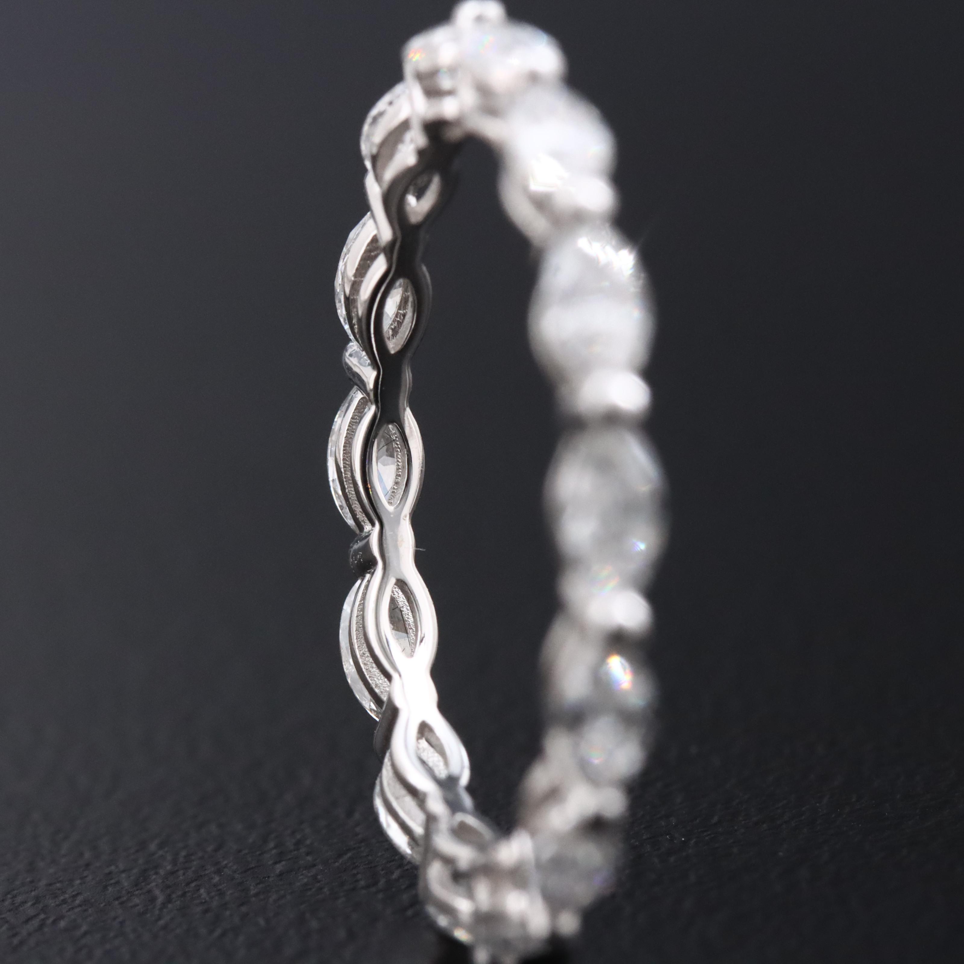 18K 0.88 CTW Lab Grown Diamond Eternity Band