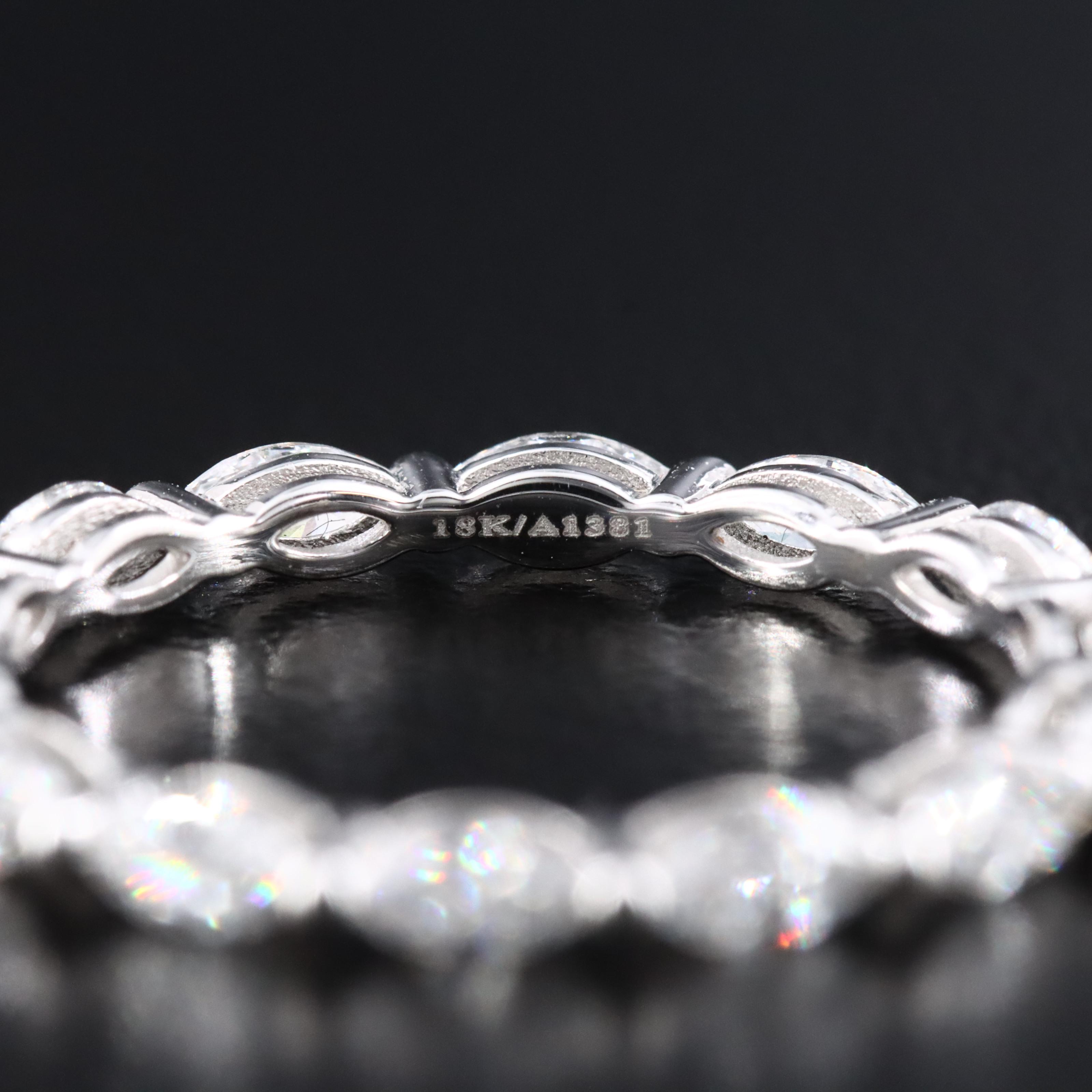 18K 0.88 CTW Lab Grown Diamond Eternity Band