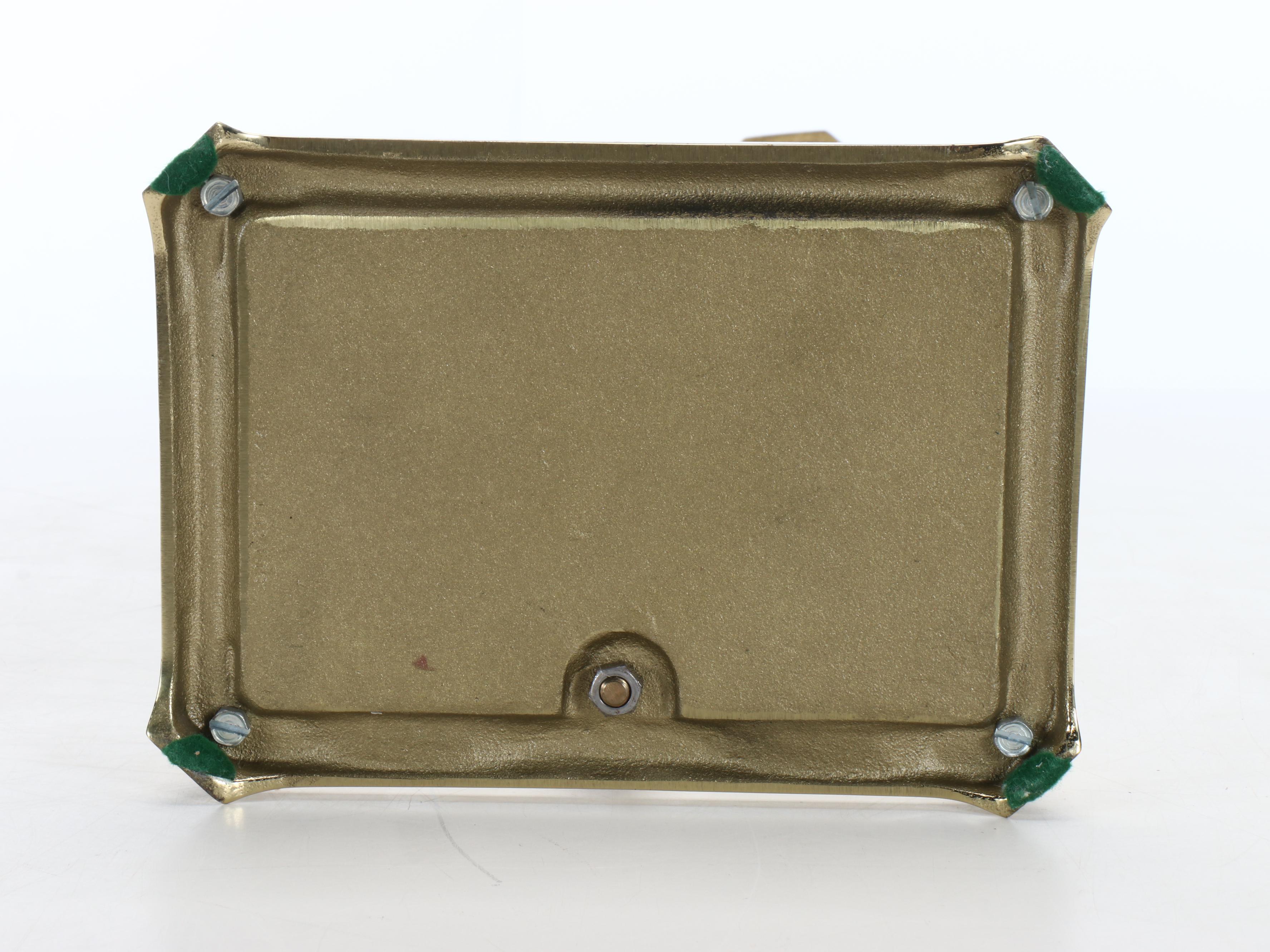 Federal Style Brass Cannonball Fireplace Fender, Andirons, and Tool Set