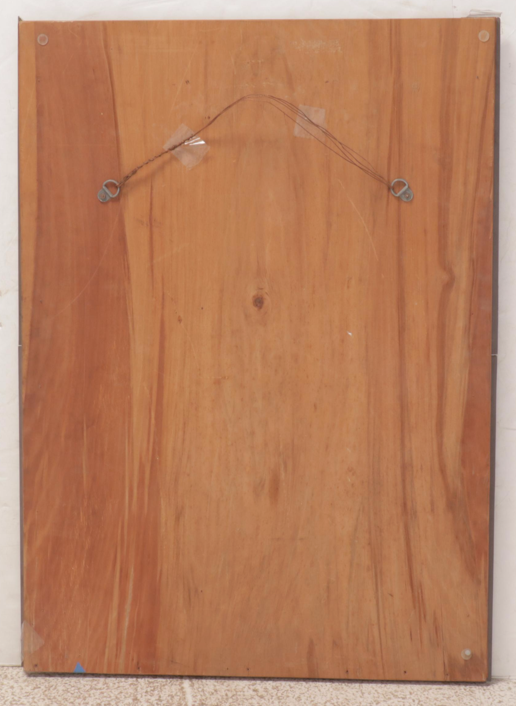 Hollywood Regency Style Beveled Edge Wall Mirror, Mid to Late 20th Century